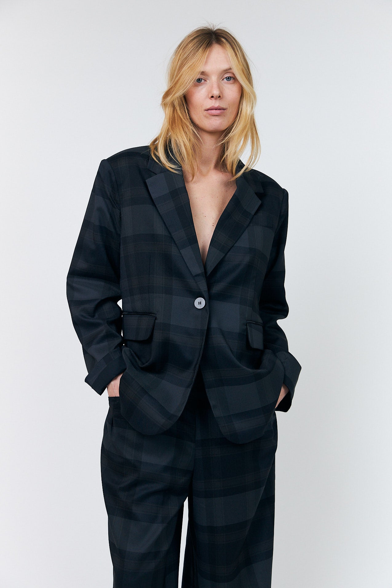 FayLL Blazer - Dark Grey