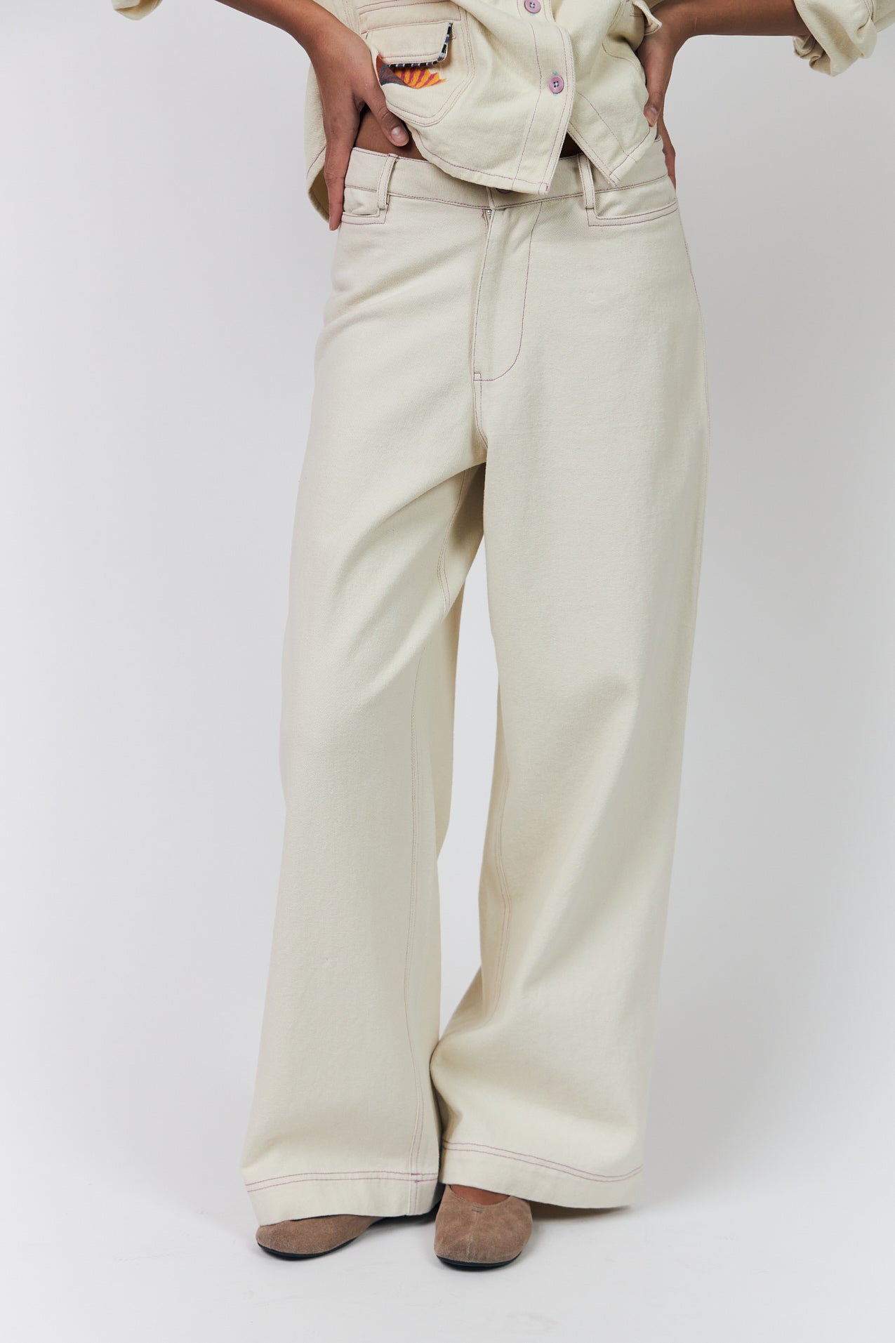 Lollys Laundry FloridaLL Pants Pants 02 Creme
