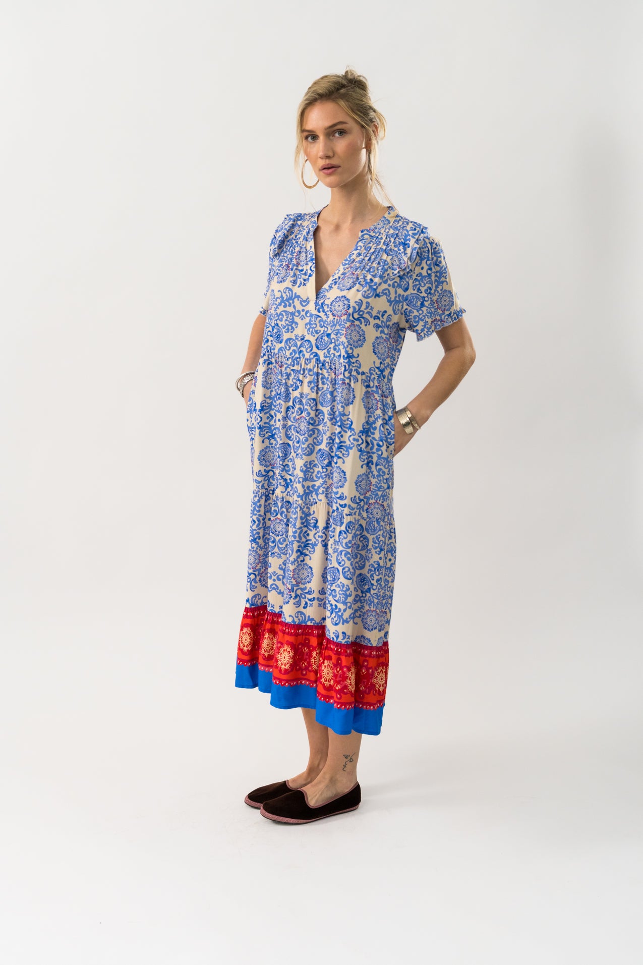Lollys Laundry FreddyLL Midi Dress Dress 22 Light Blue