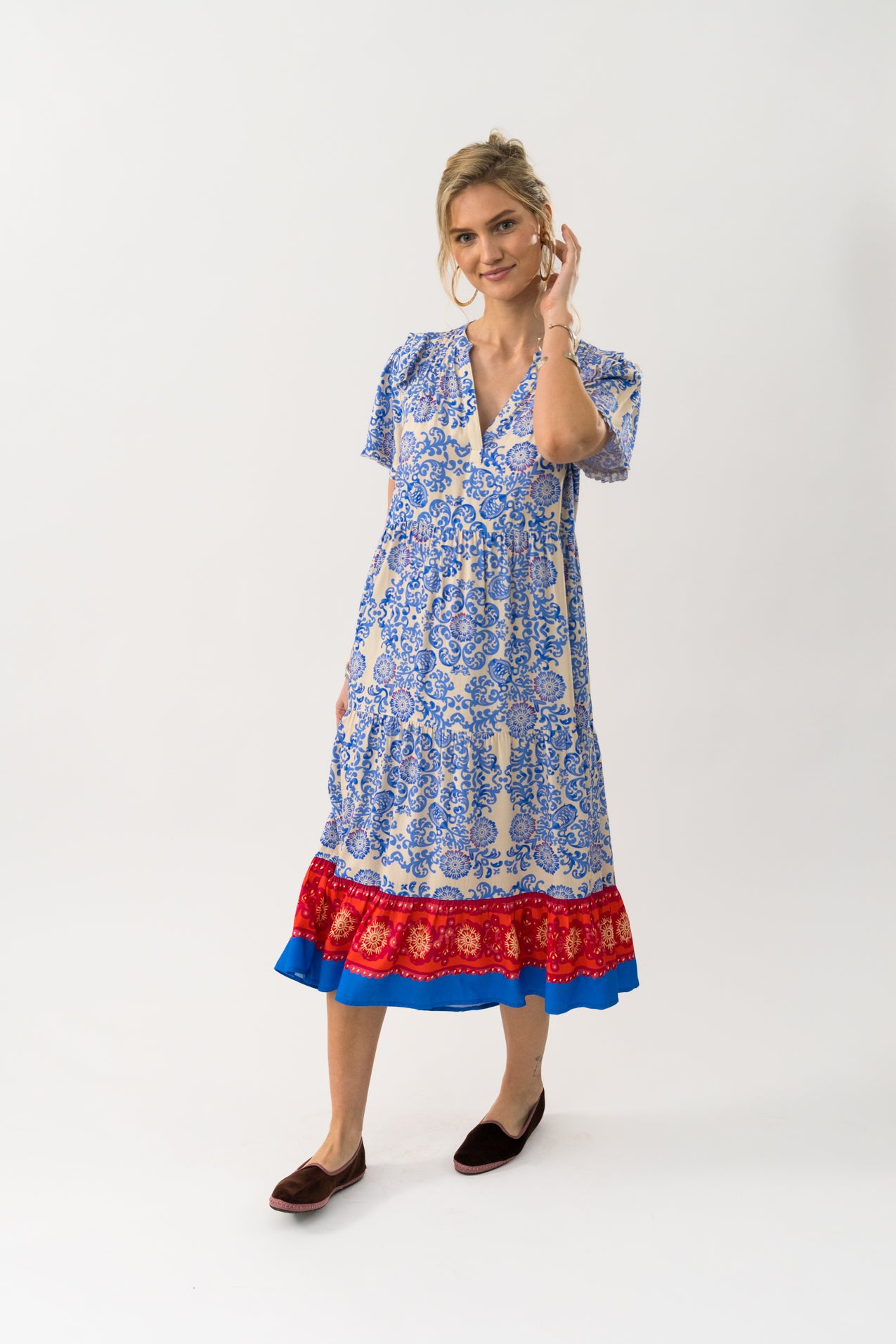 Lollys Laundry FreddyLL Midi Dress Dress 22 Light Blue