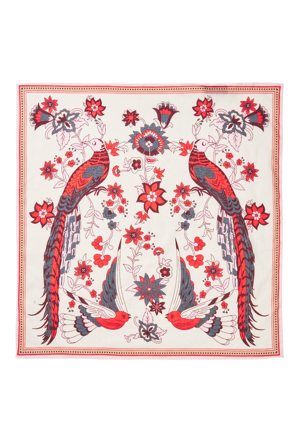 Lollys Laundry GardenbirdsLL Scarf Scarf 02 Creme