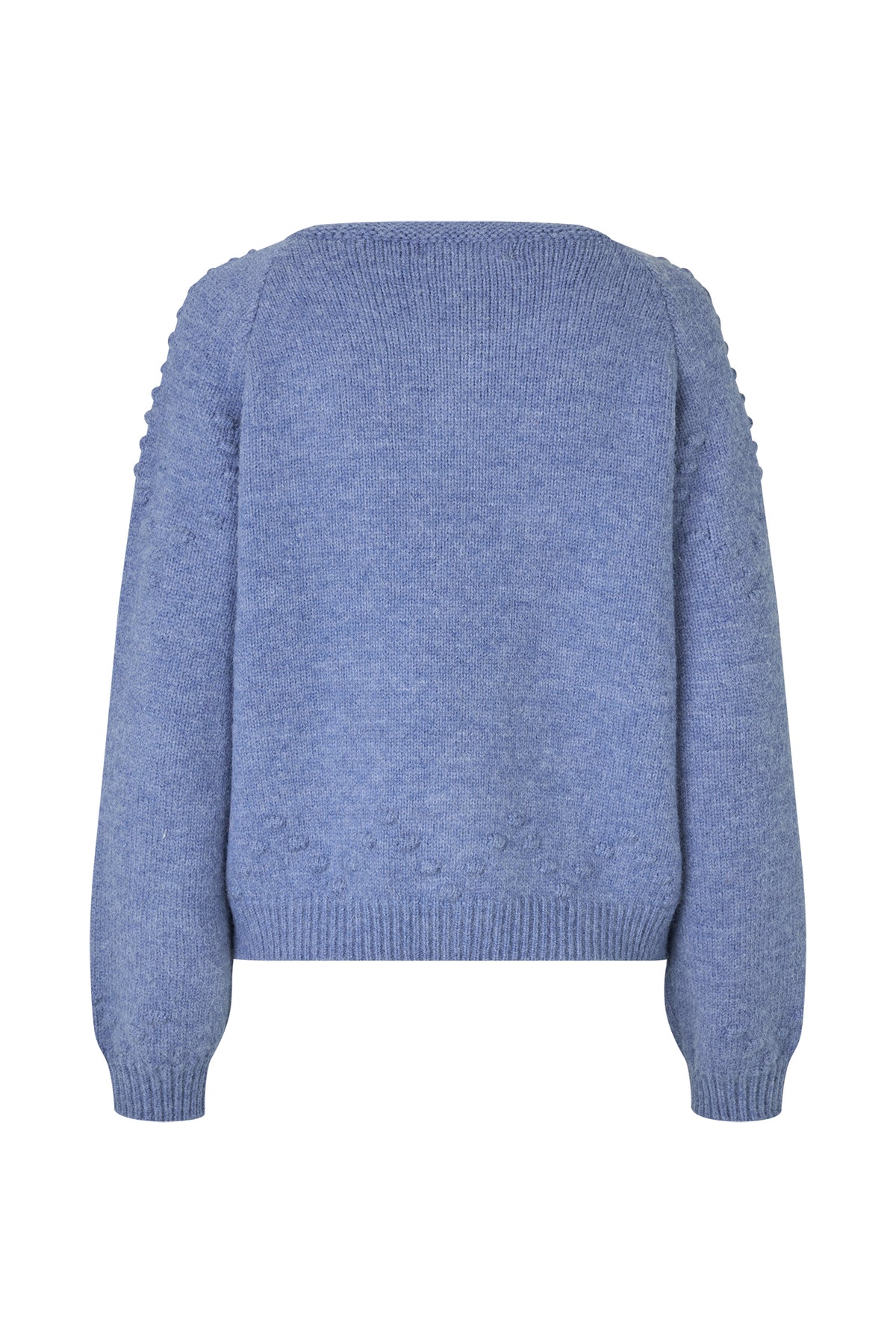 GracelynnLL Knit Cardigan - Blue Melange
