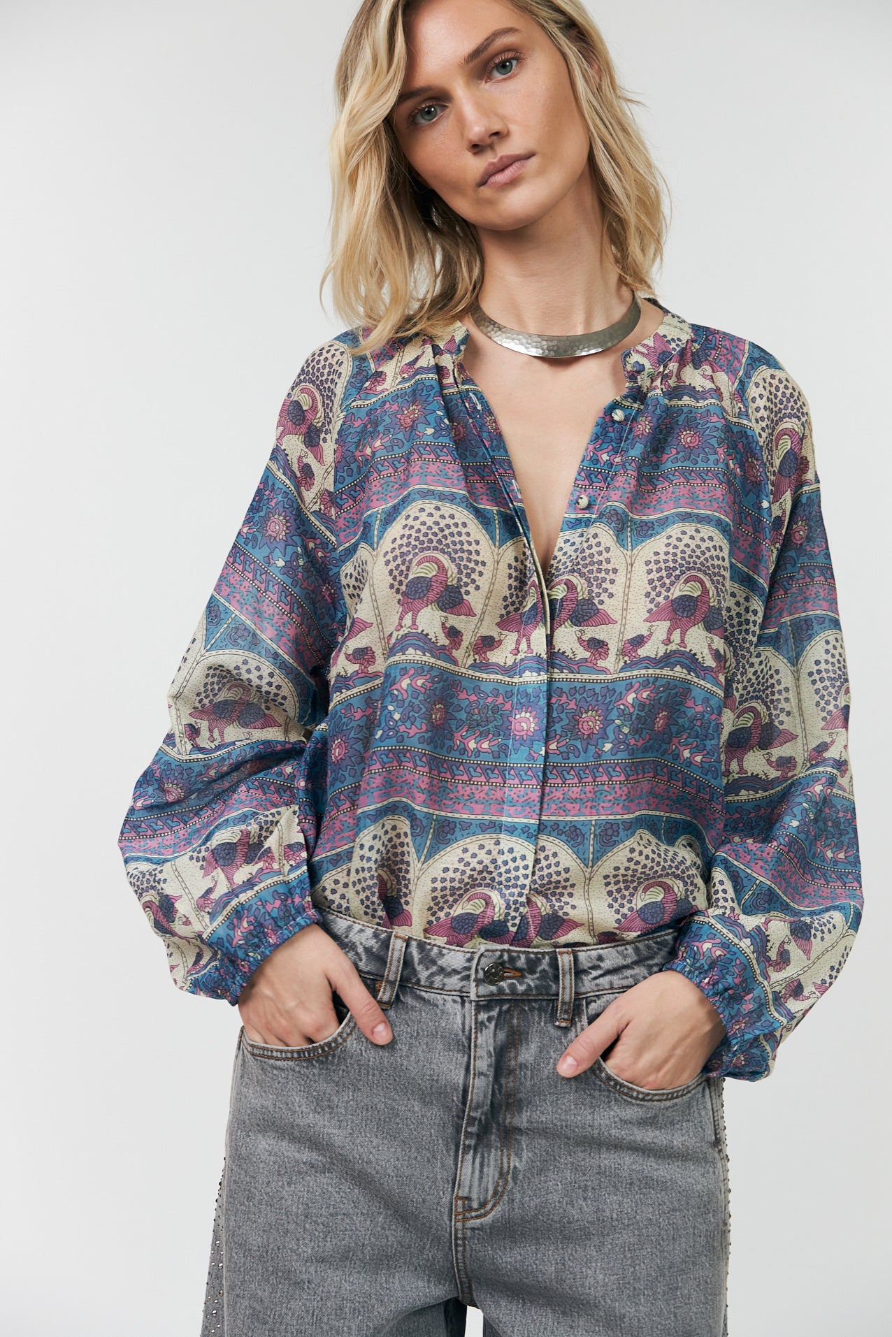 Lollys Laundry HaileyLL Shirt Shirt 20 Blue