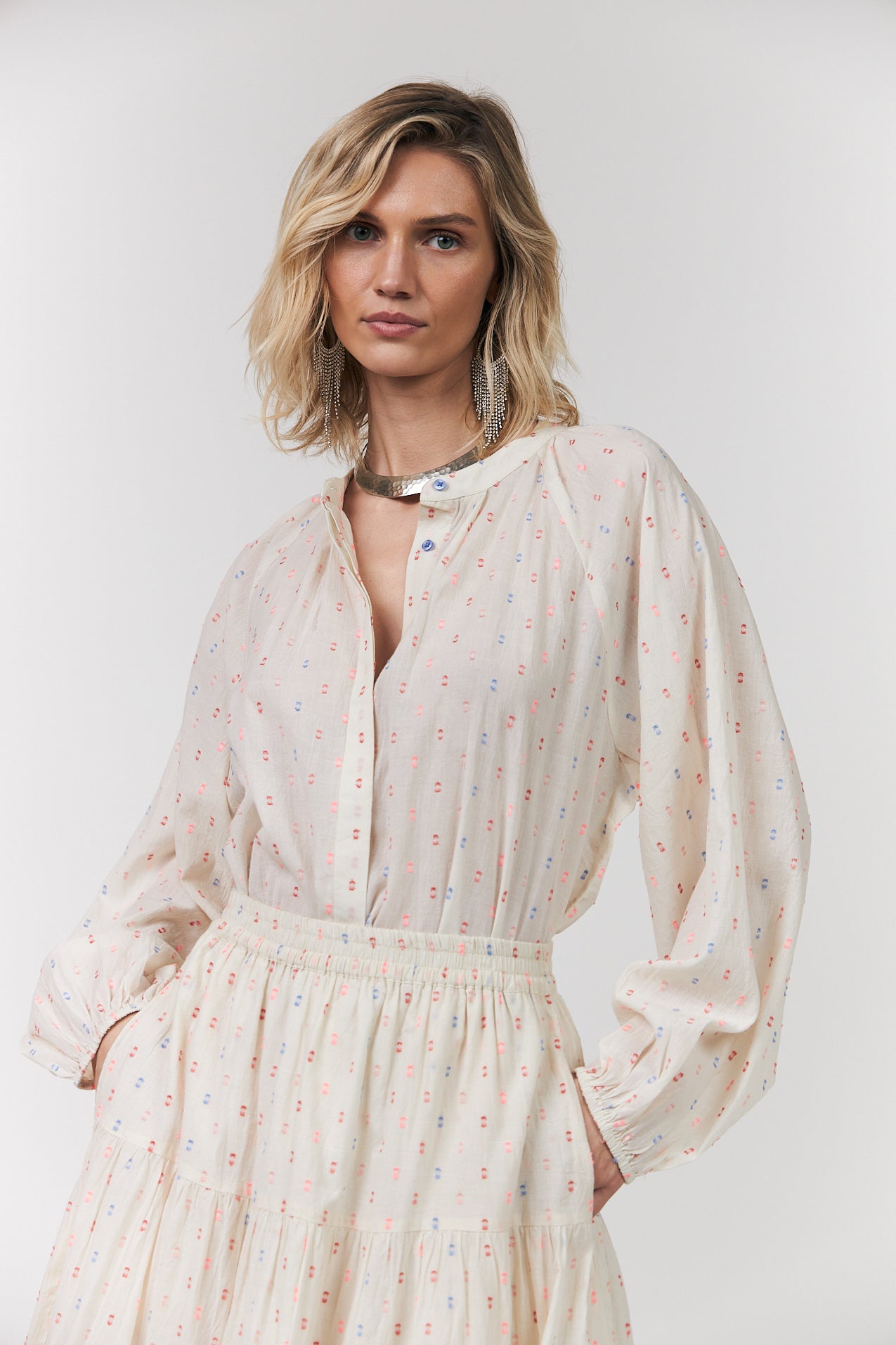 Lollys Laundry HaileyLL Shirt Shirt 02 Creme