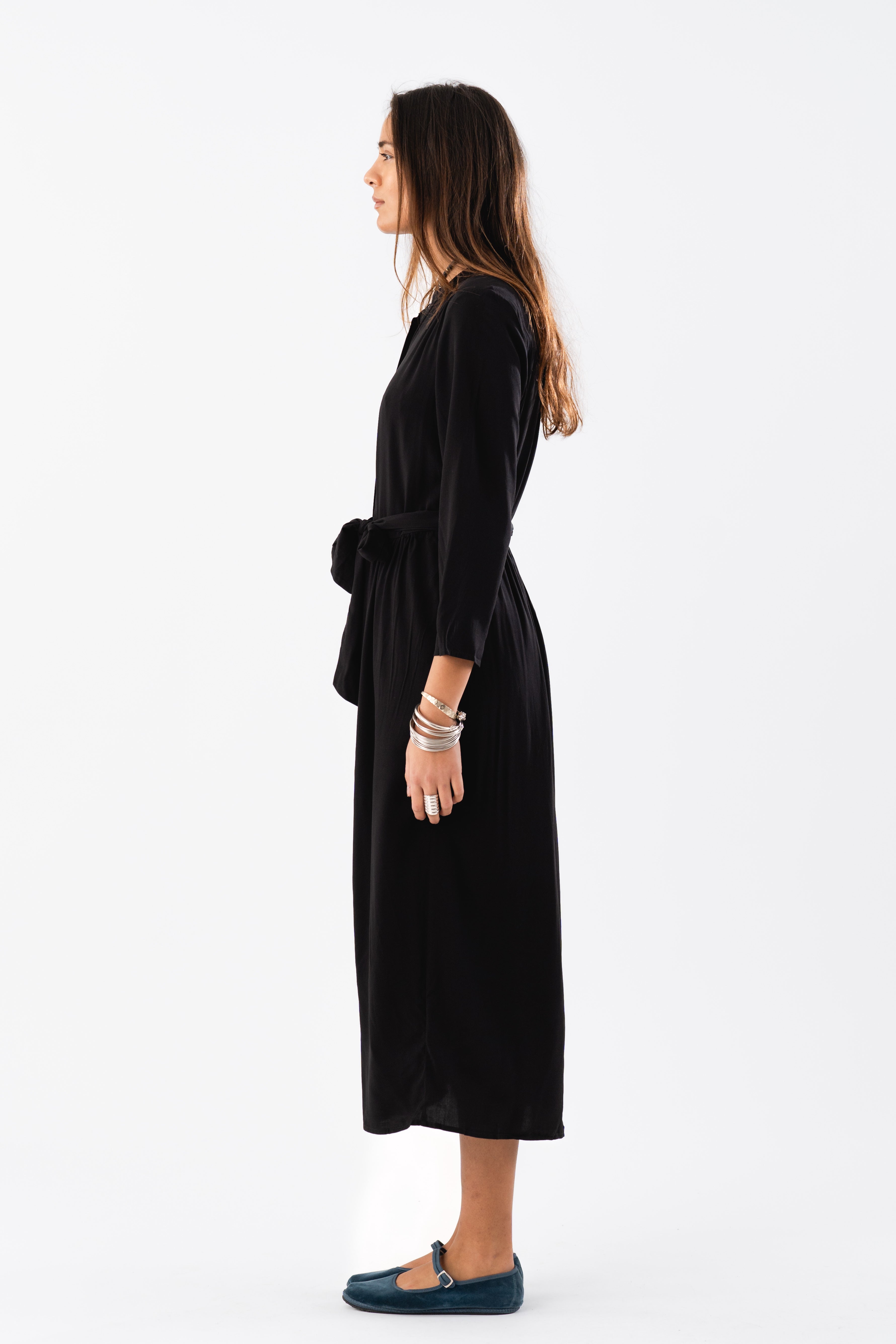 HarperLL Maxi Dress 3/4 - Black