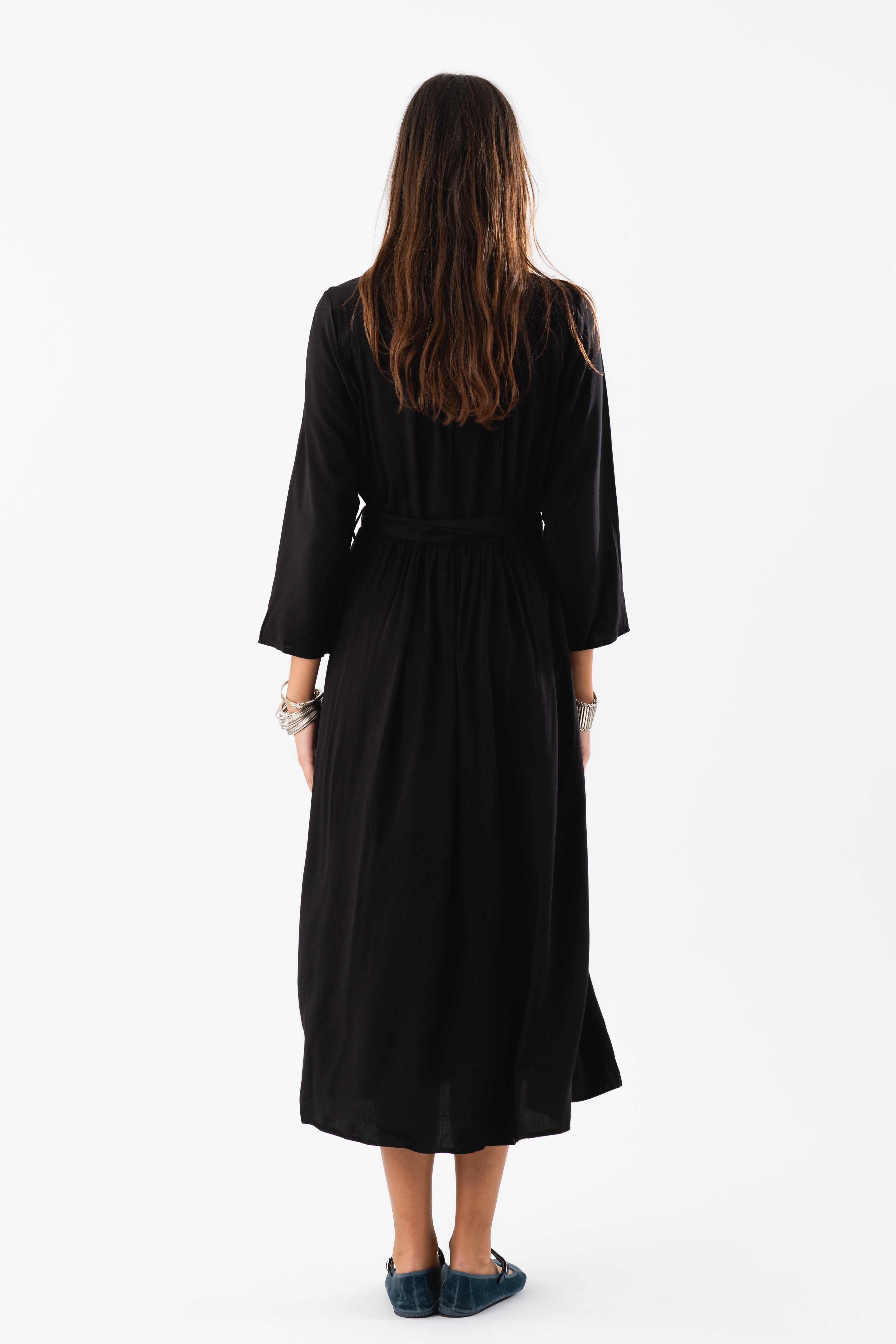 HarperLL Maxi Dress 3/4 - Black