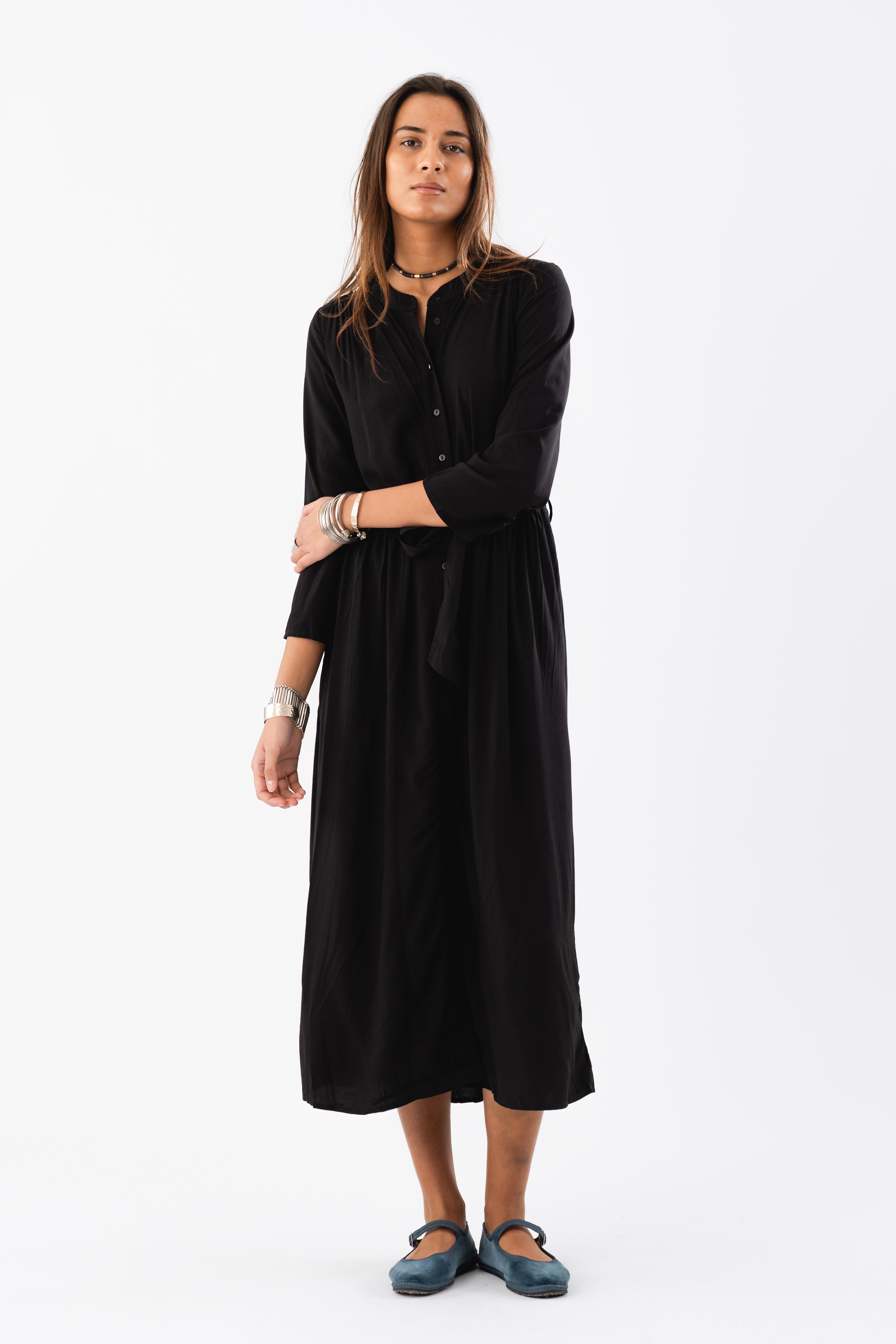 HarperLL Maxi Dress 3/4 - Black