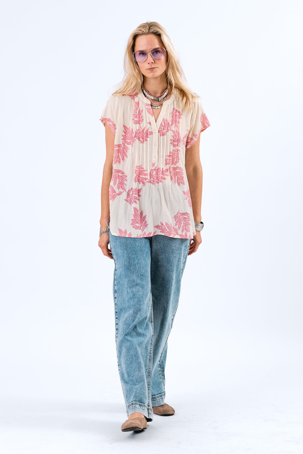 Lollys Laundry HeatherLL Blouse Blouse 51 Pink