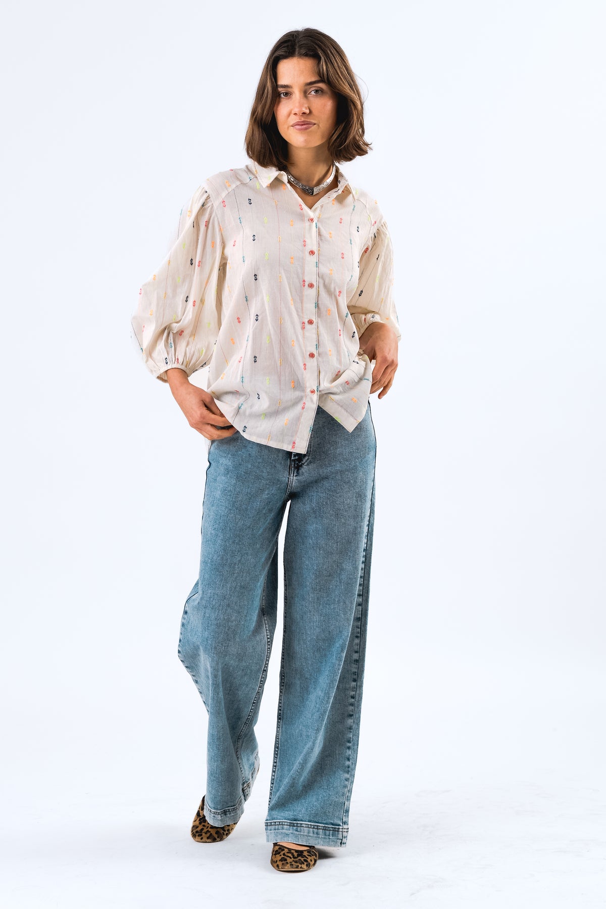 Lollys Laundry HeidiLL Shirt Shirt 02 Creme