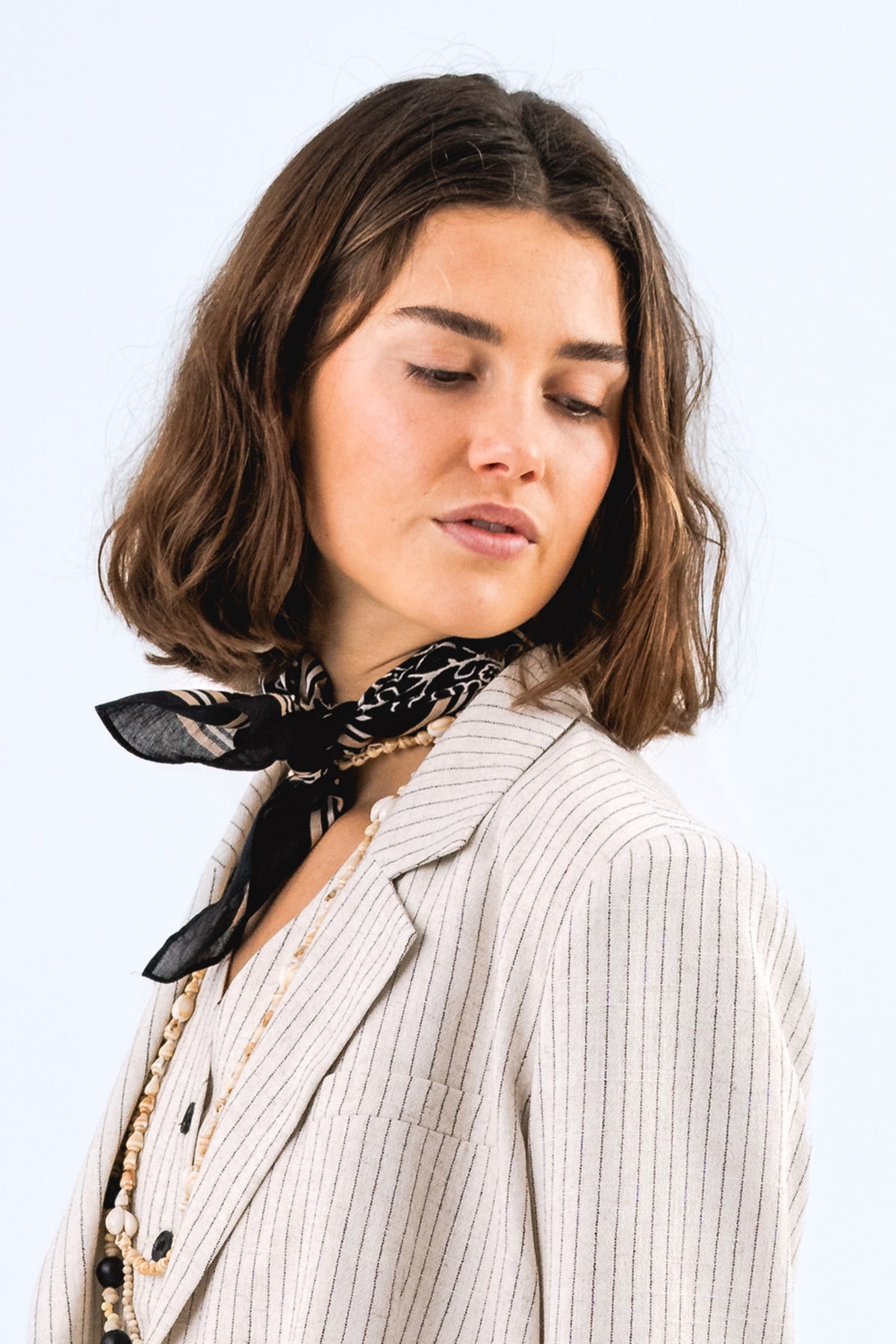 Lollys Laundry HemlockLL Bandana Scarf 99 Black