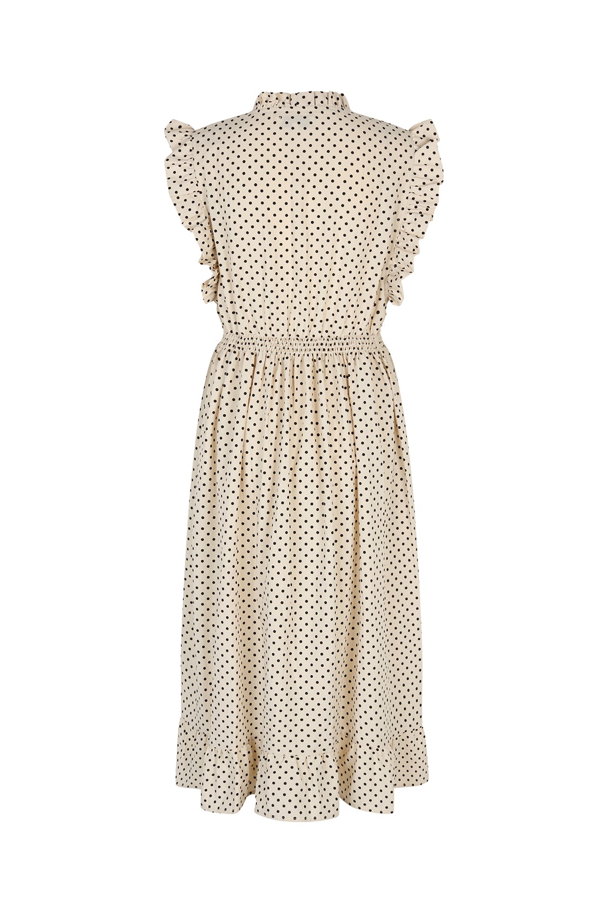 Lollys Laundry IdinaLL Midi Dress Dress 02 Creme