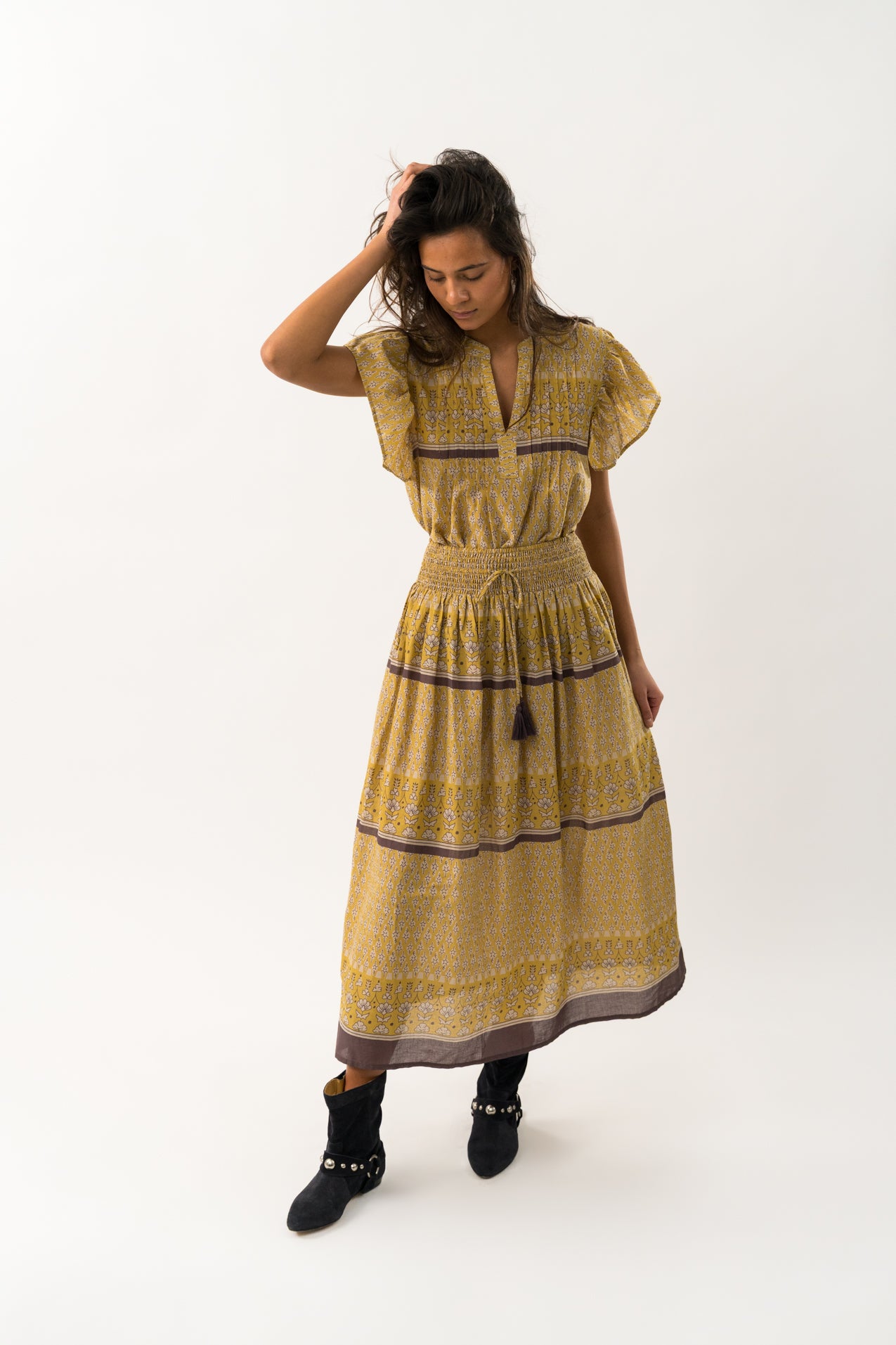 Lollys Laundry IsabelLL Blouse Blouse 57 Mustard