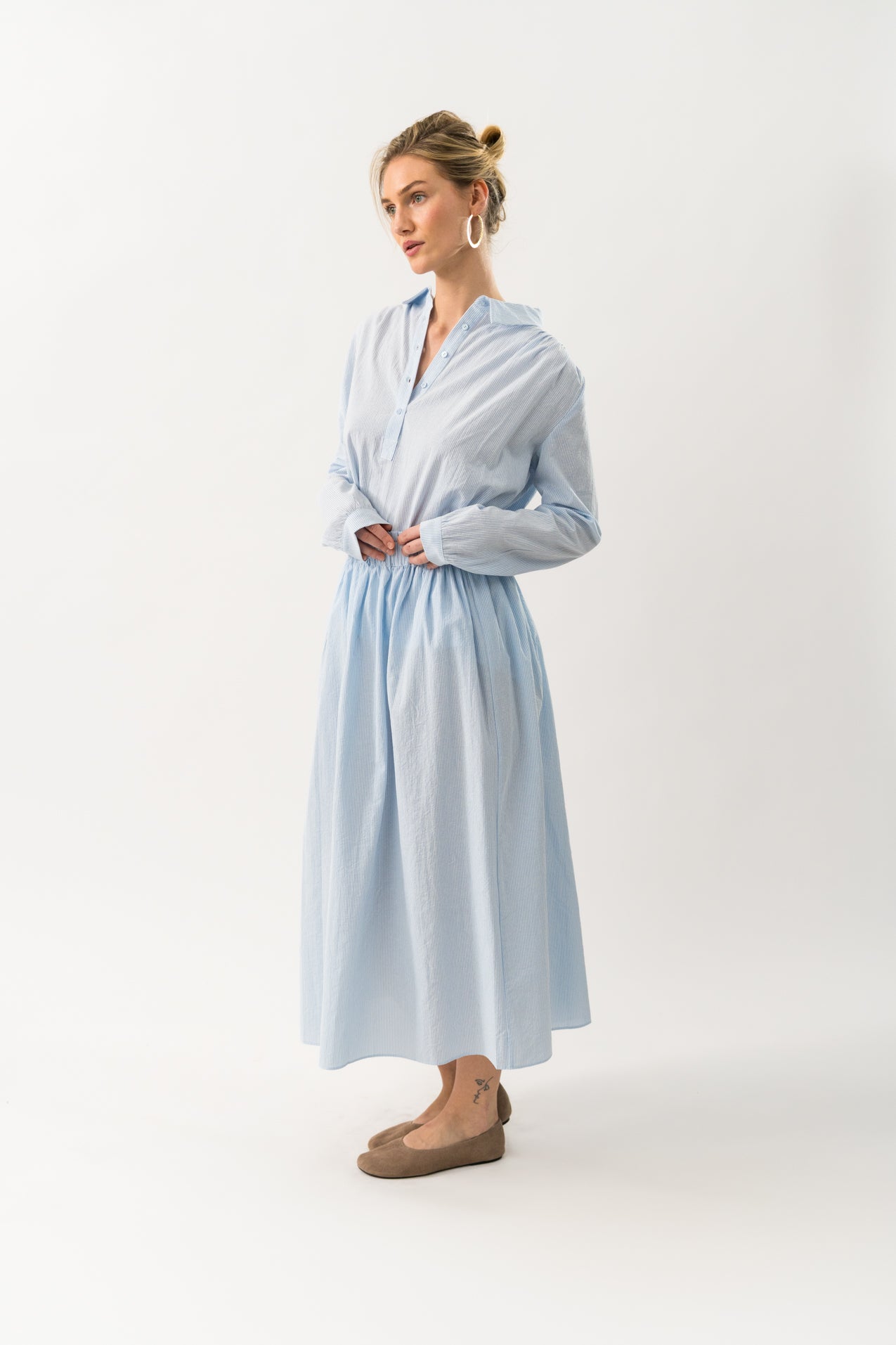 IslaLL Maxi Skirt - Light Blue