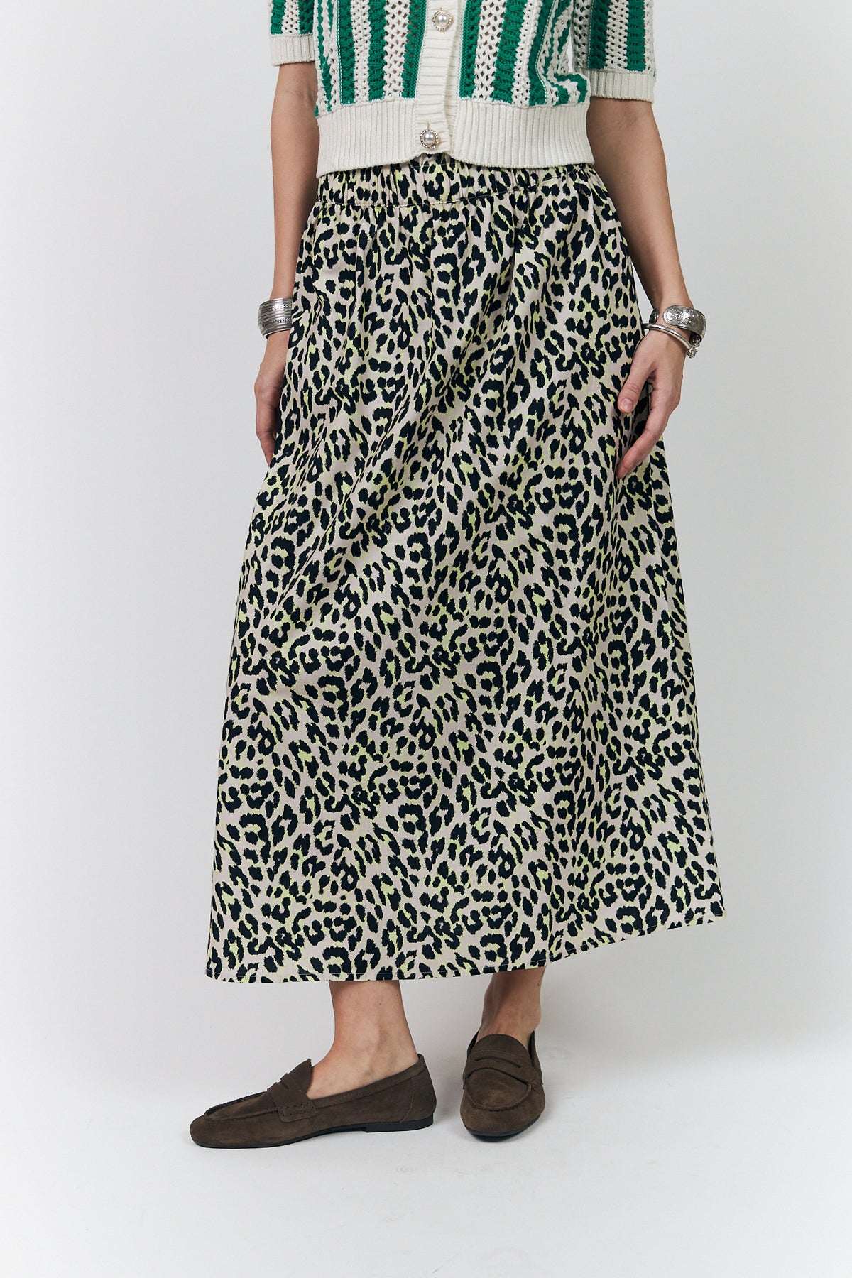 IslaLL Midi Skirt - Yellow