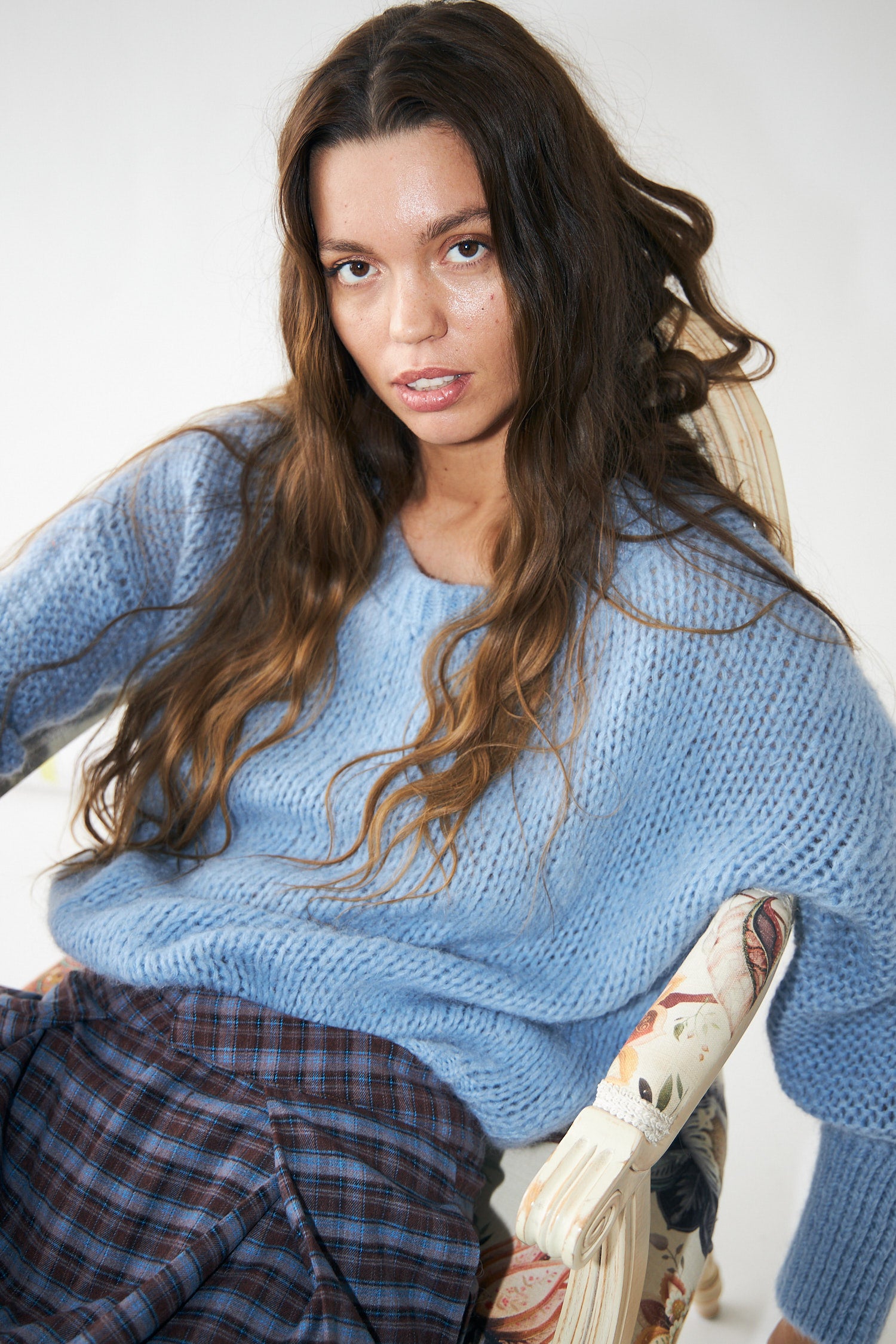 IsoldeLL Knit Jumper - Light Blue