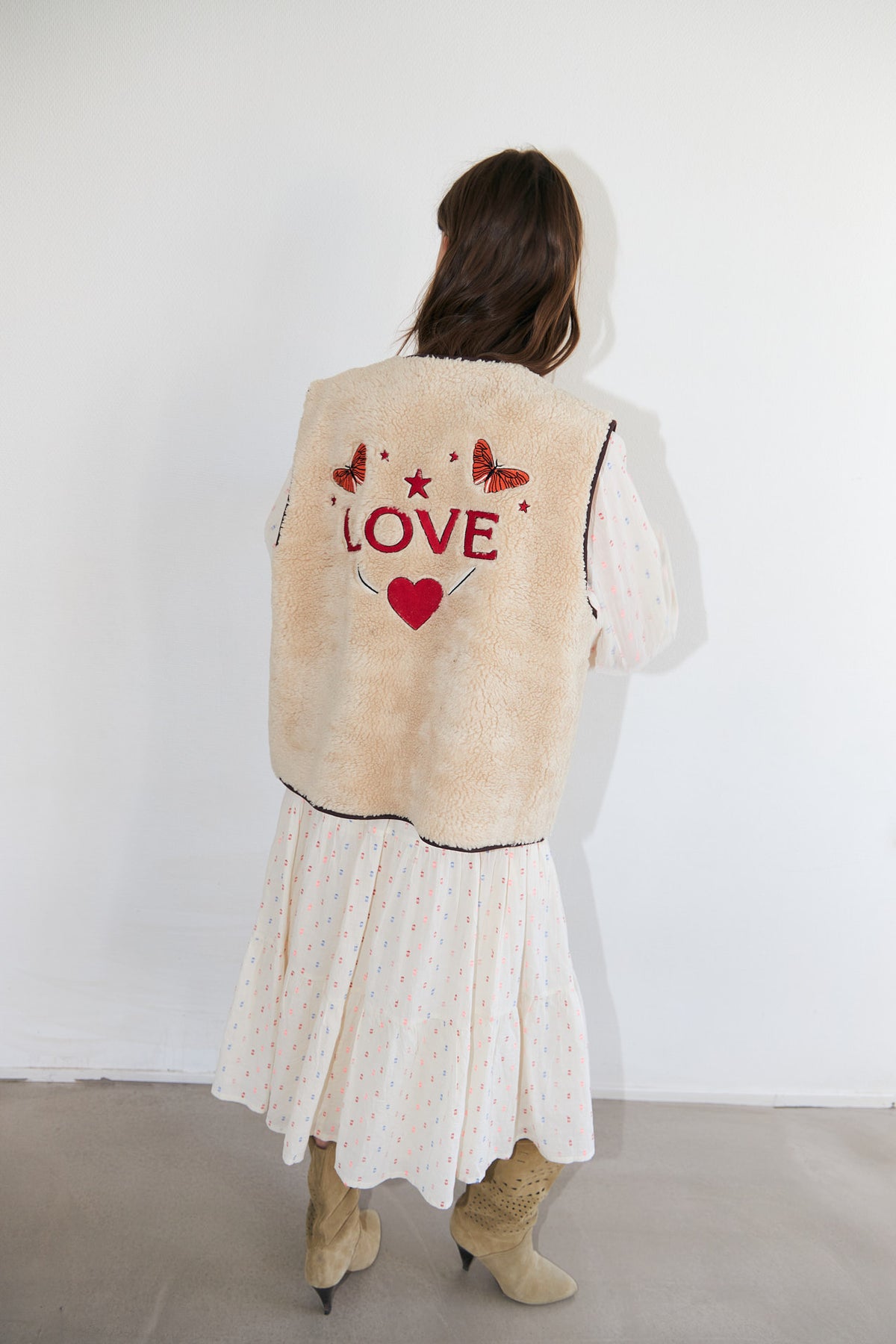 JaceLL Love Vest - Beige