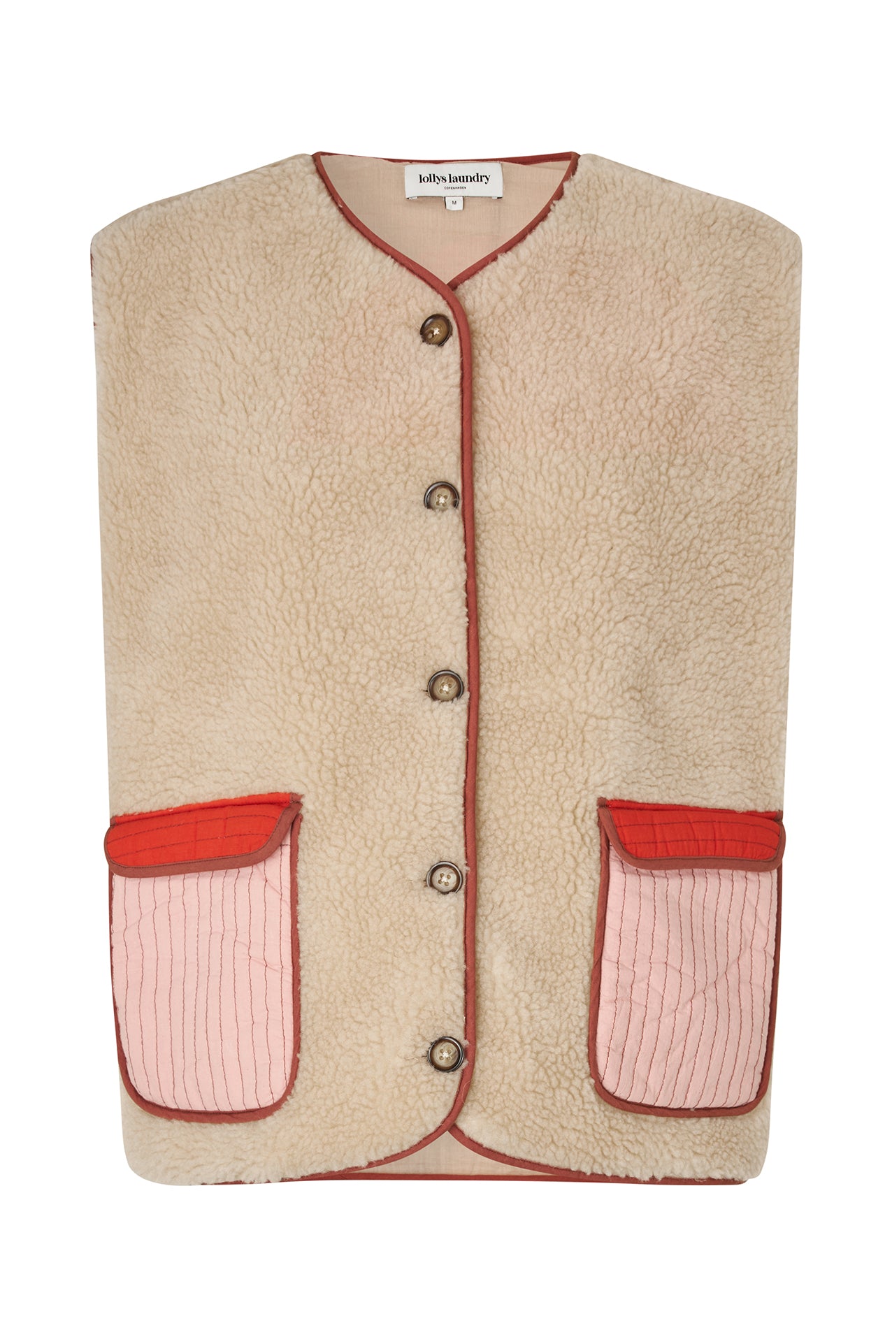JaceLL Teddy Vest - Sand