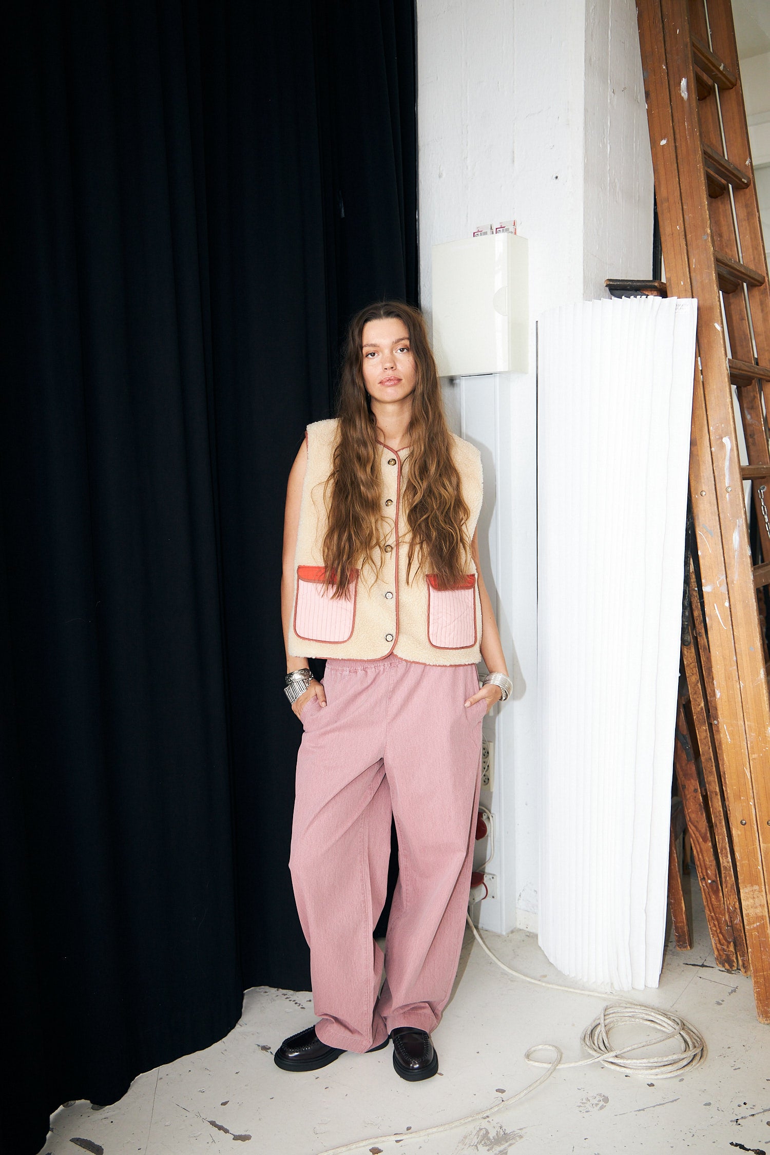 JaceLL Teddy Vest - Sand