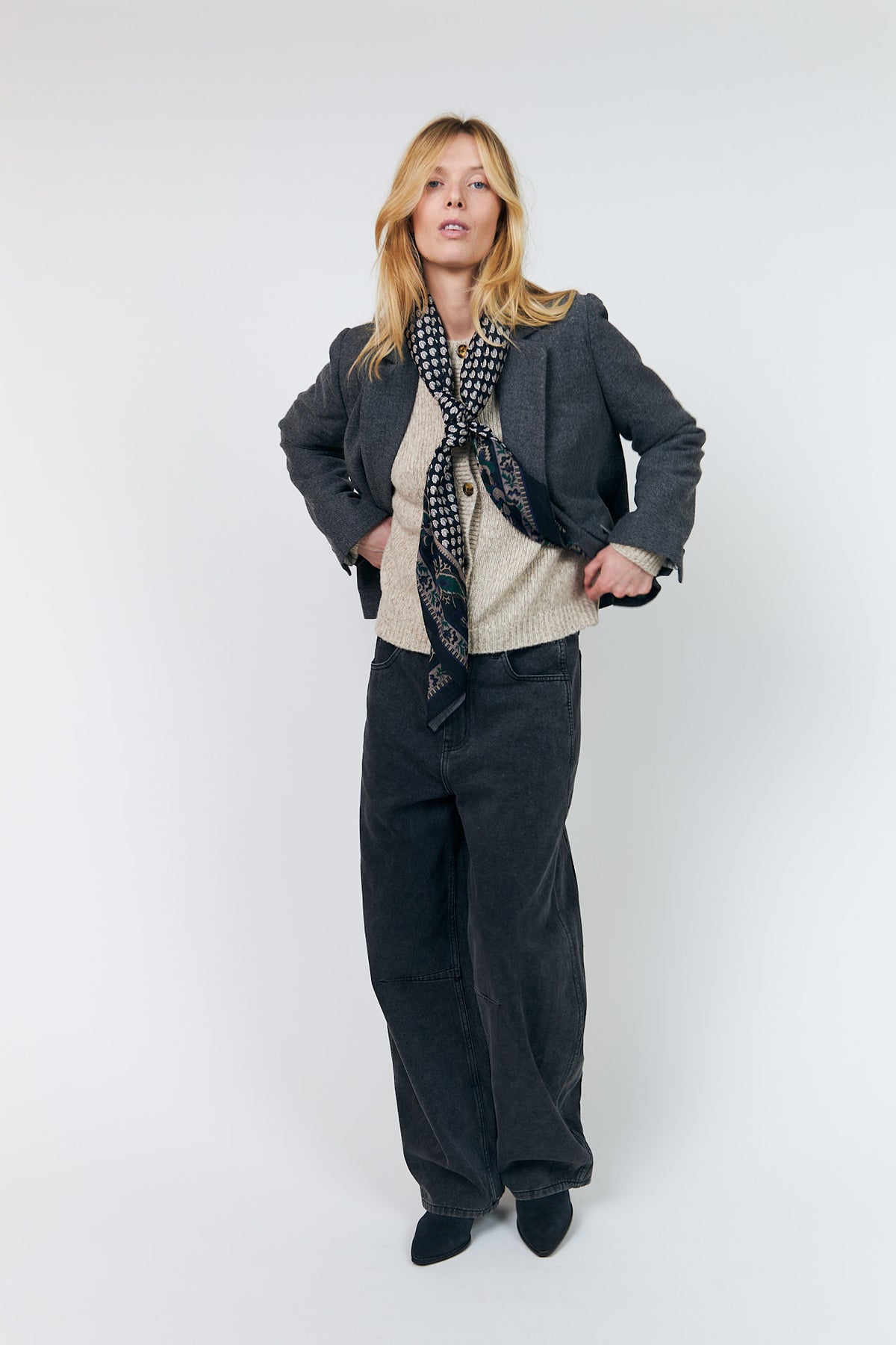 JennaLL Big Scarf - Black