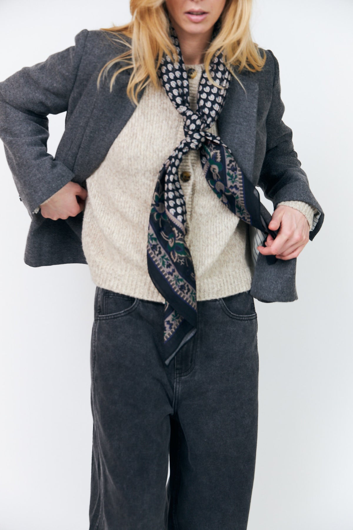 JennaLL Big Scarf - Black