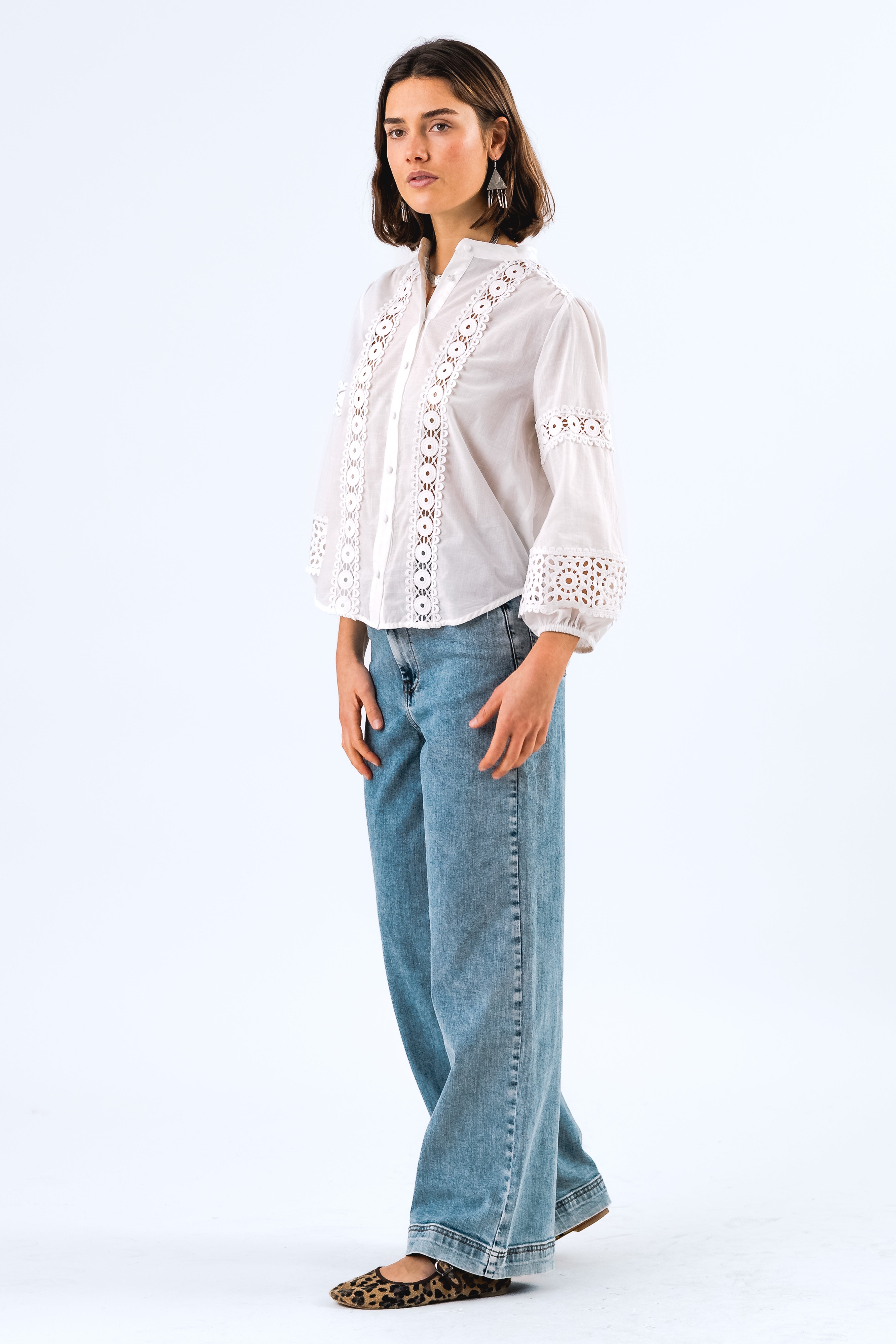 Lollys Laundry JuneLL Shirt LS Shirt 01 White