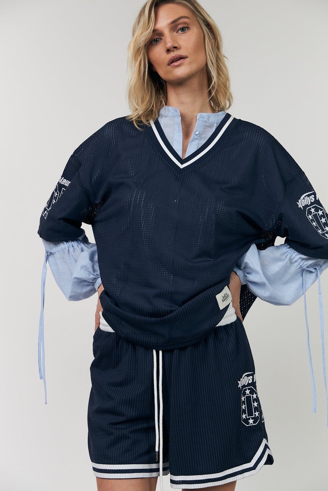 Lollys Laundry KamillaLL Sports Tee T-shirt 23 Dark Blue