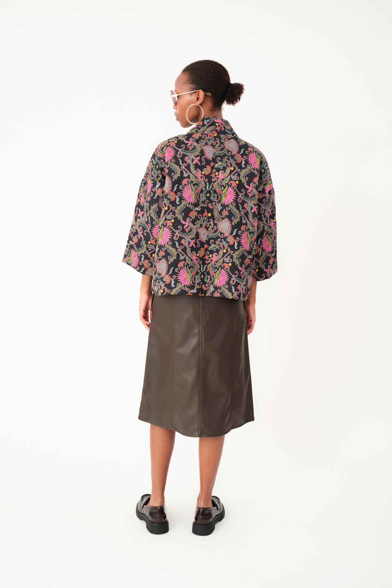 KatelynLL Midi Skirt - Brown