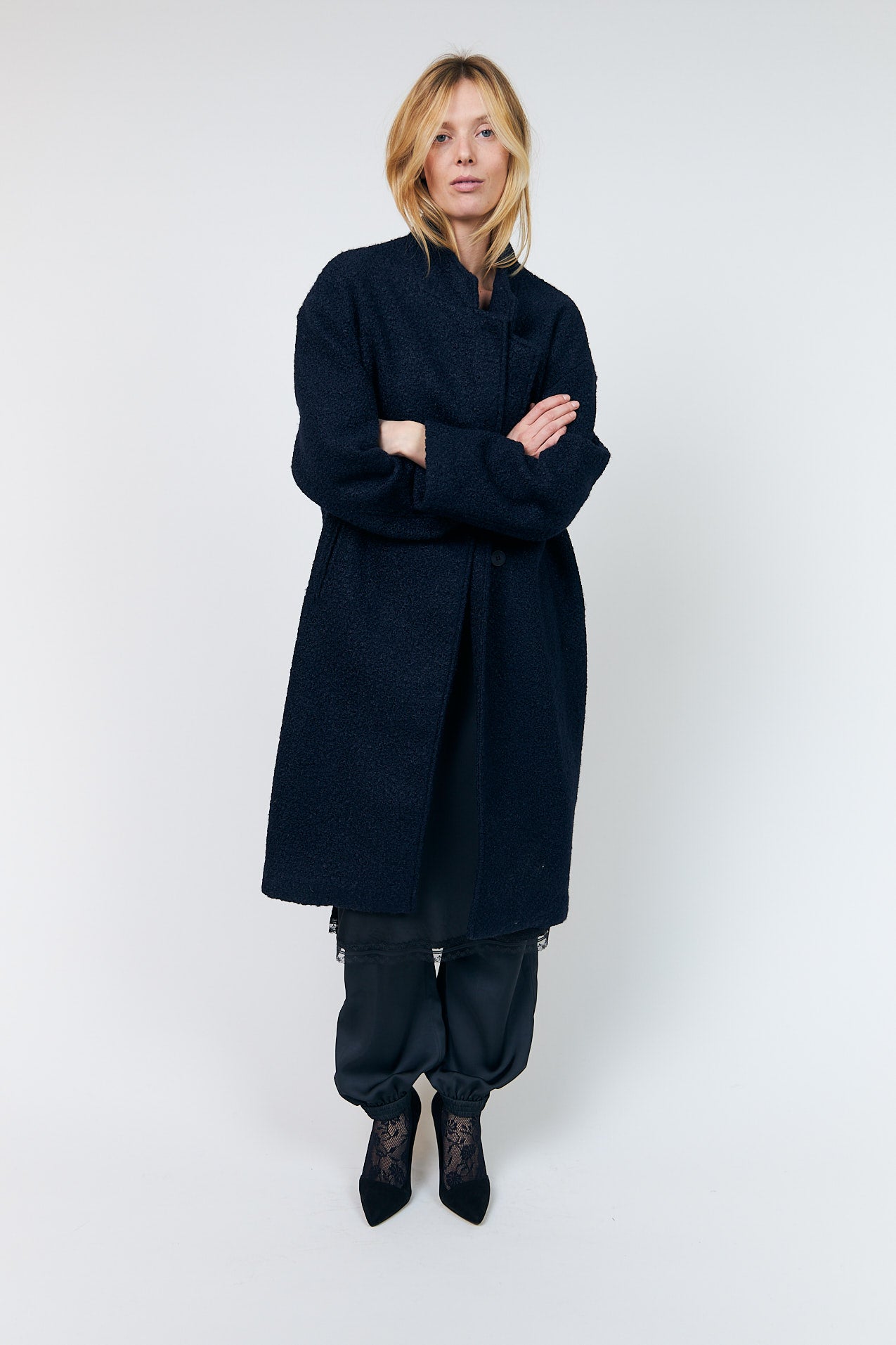 Lollys Laundry KayaLL Coat Outerwear 27 Dark Navy