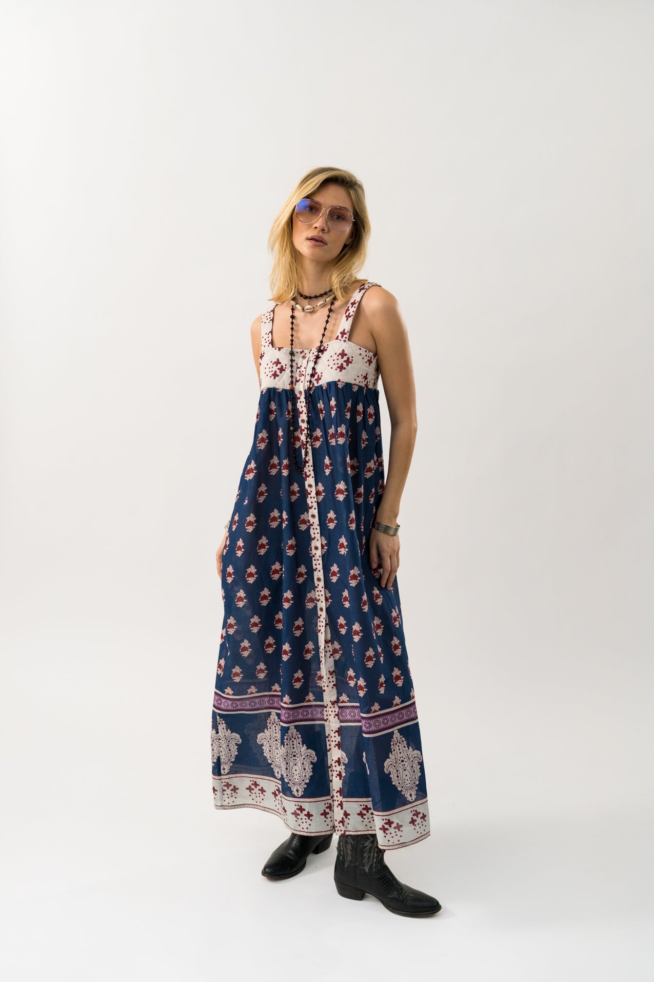 KiaLL Maxi Dress - Dark Blue
