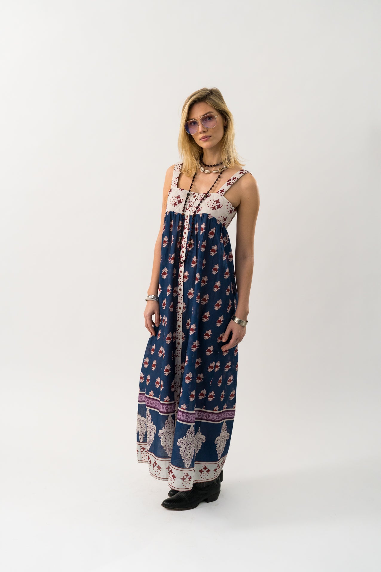 KiaLL Maxi Dress - Dark Blue