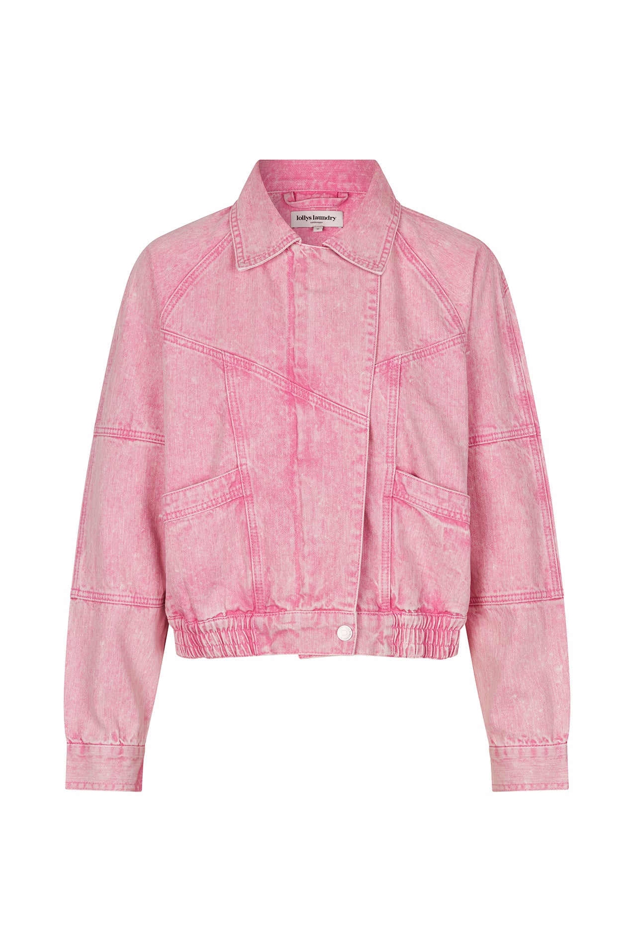 Lollys Laundry KingstonLL Denim Jacket LS Jacket 51 Pink