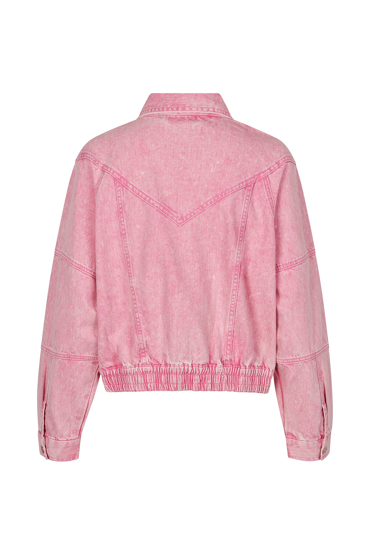 Lollys Laundry KingstonLL Denim Jacket LS Jacket 51 Pink