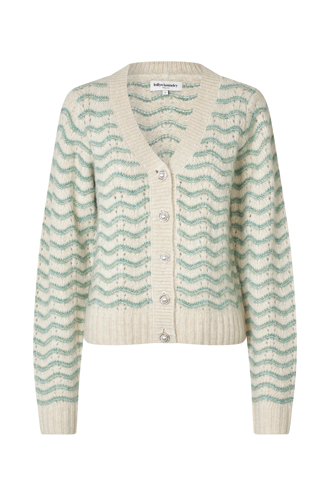 Lollys Laundry LanoLL Cardigan Knit Cardigan 49 Dusty Green