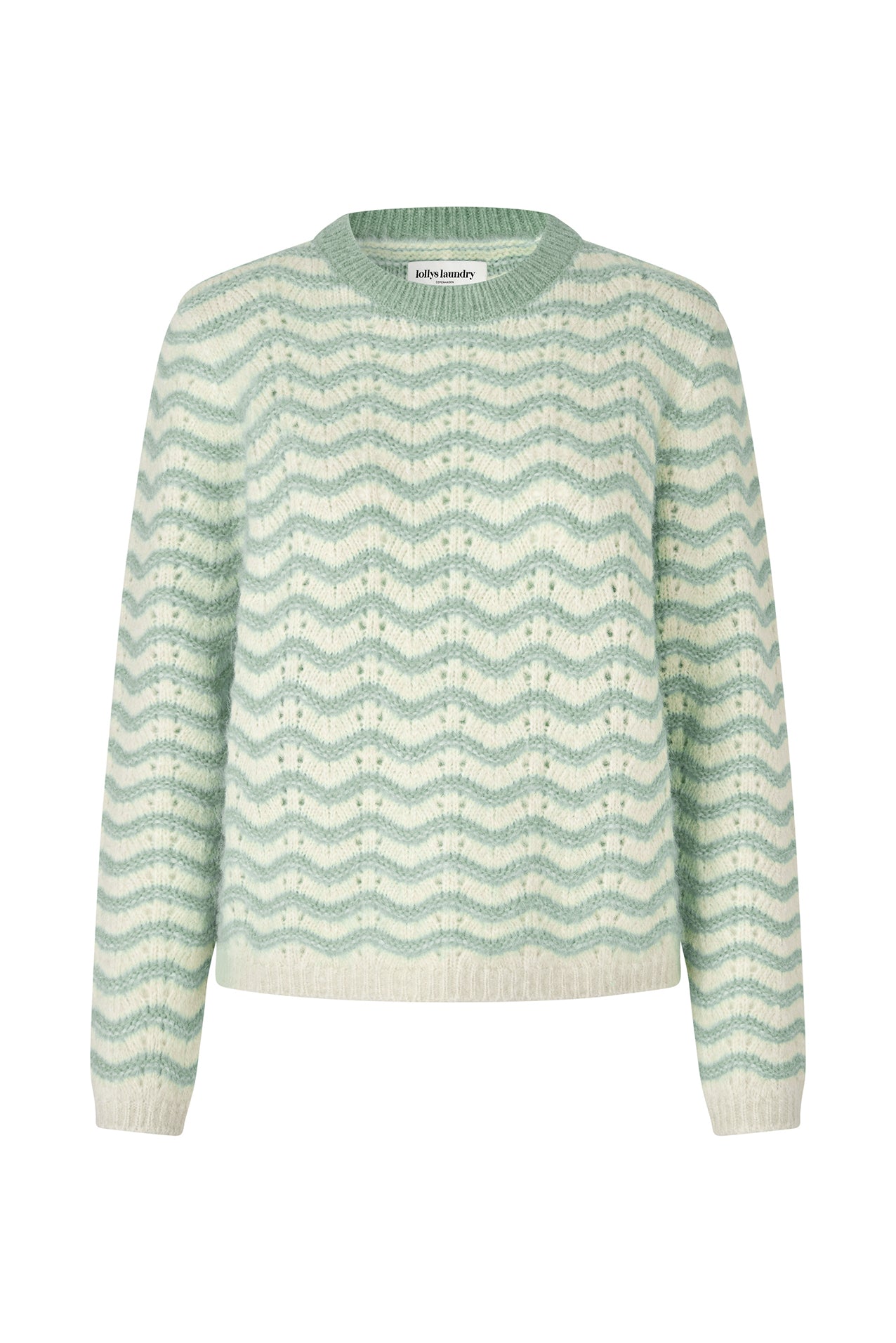 Lollys Laundry LanoLL Jumper Knit Jumper 49 Dusty Green