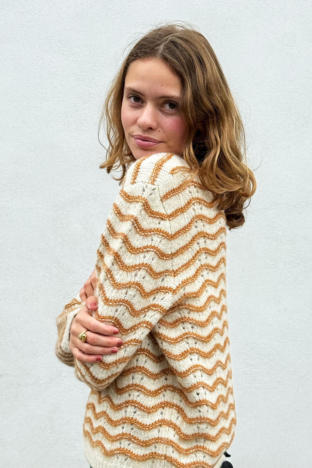 Lollys Laundry LanoLL Jumper Knit Jumper 58 Camel