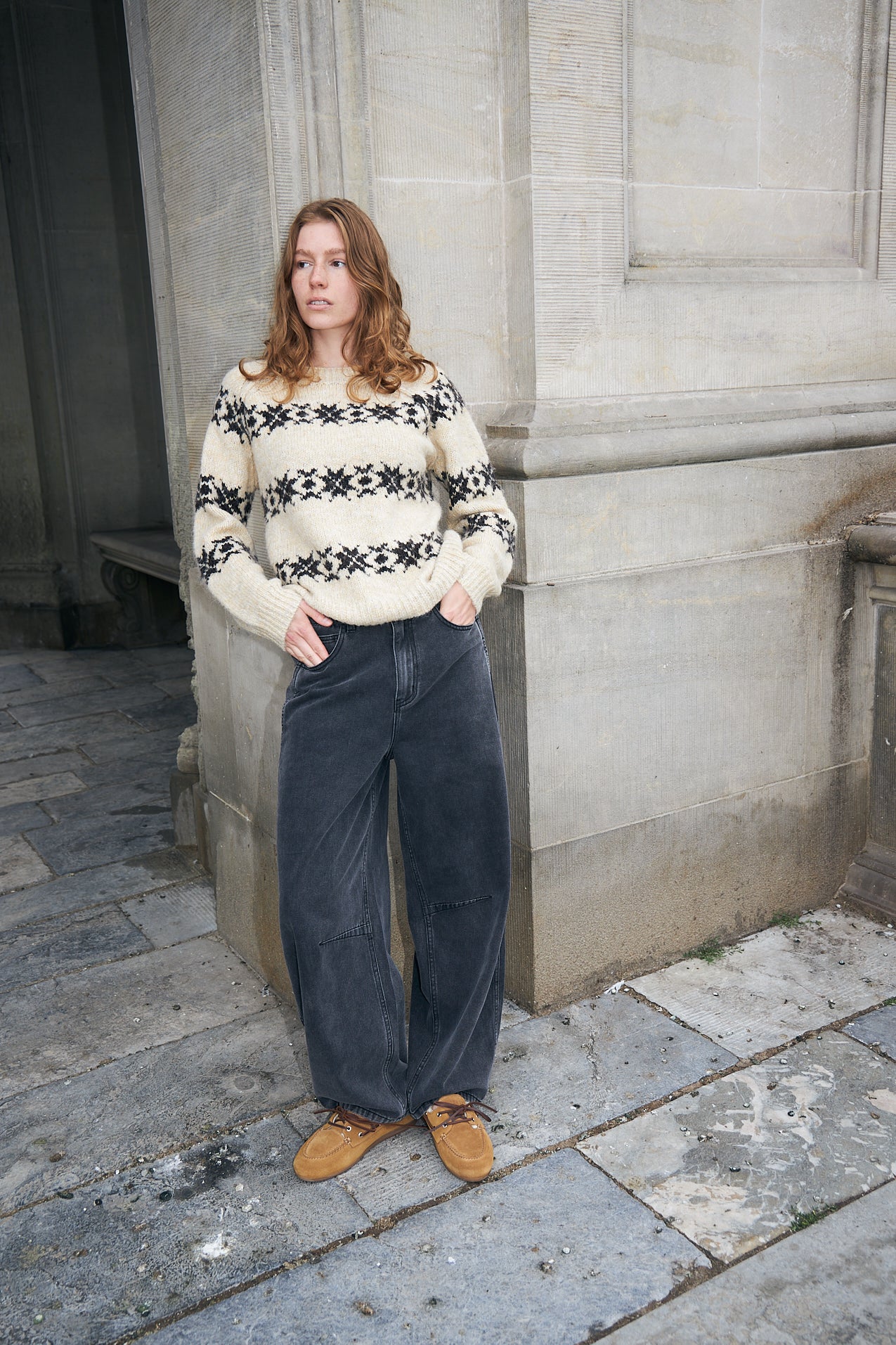 Lollys Laundry LattieLL Knit Jumper 02 Creme