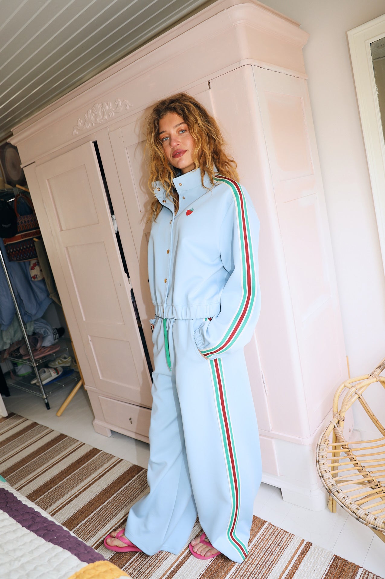 LiamLL Track Pants - Light Blue