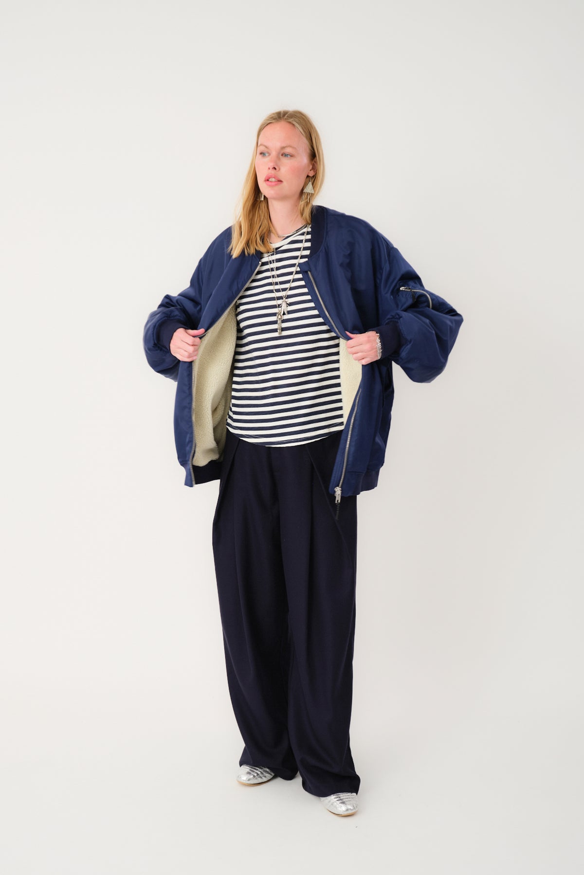 Lollys Laundry LilaLL Bomber Jacket Outerwear 27 Dark Navy