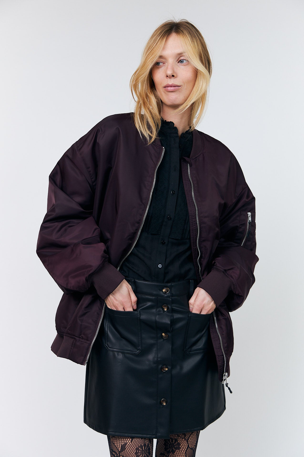 Lollys Laundry LilaLL Bomber Jacket Outerwear 31 Bordeaux