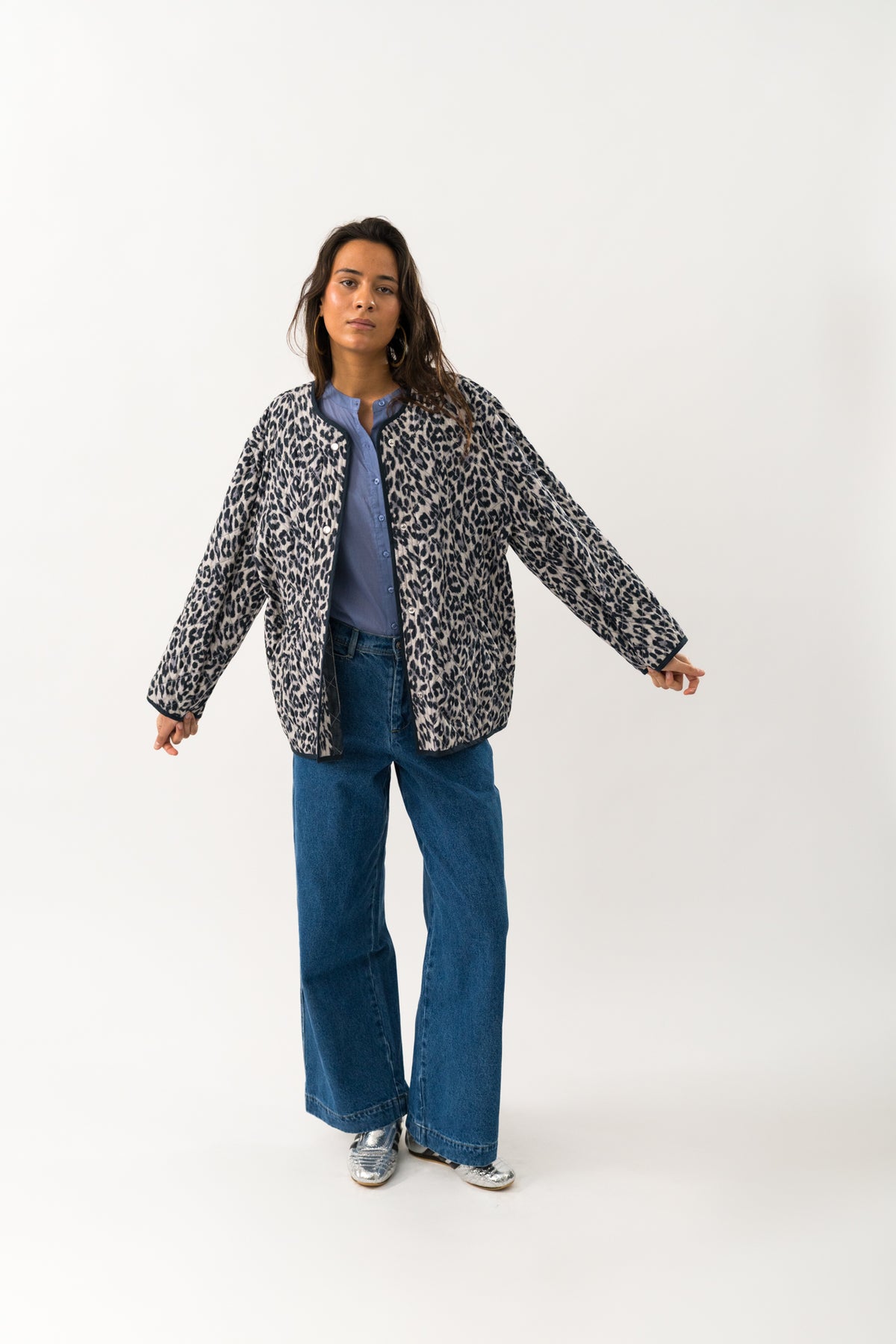 LilyLL Quilted Jacket - Leopard Print