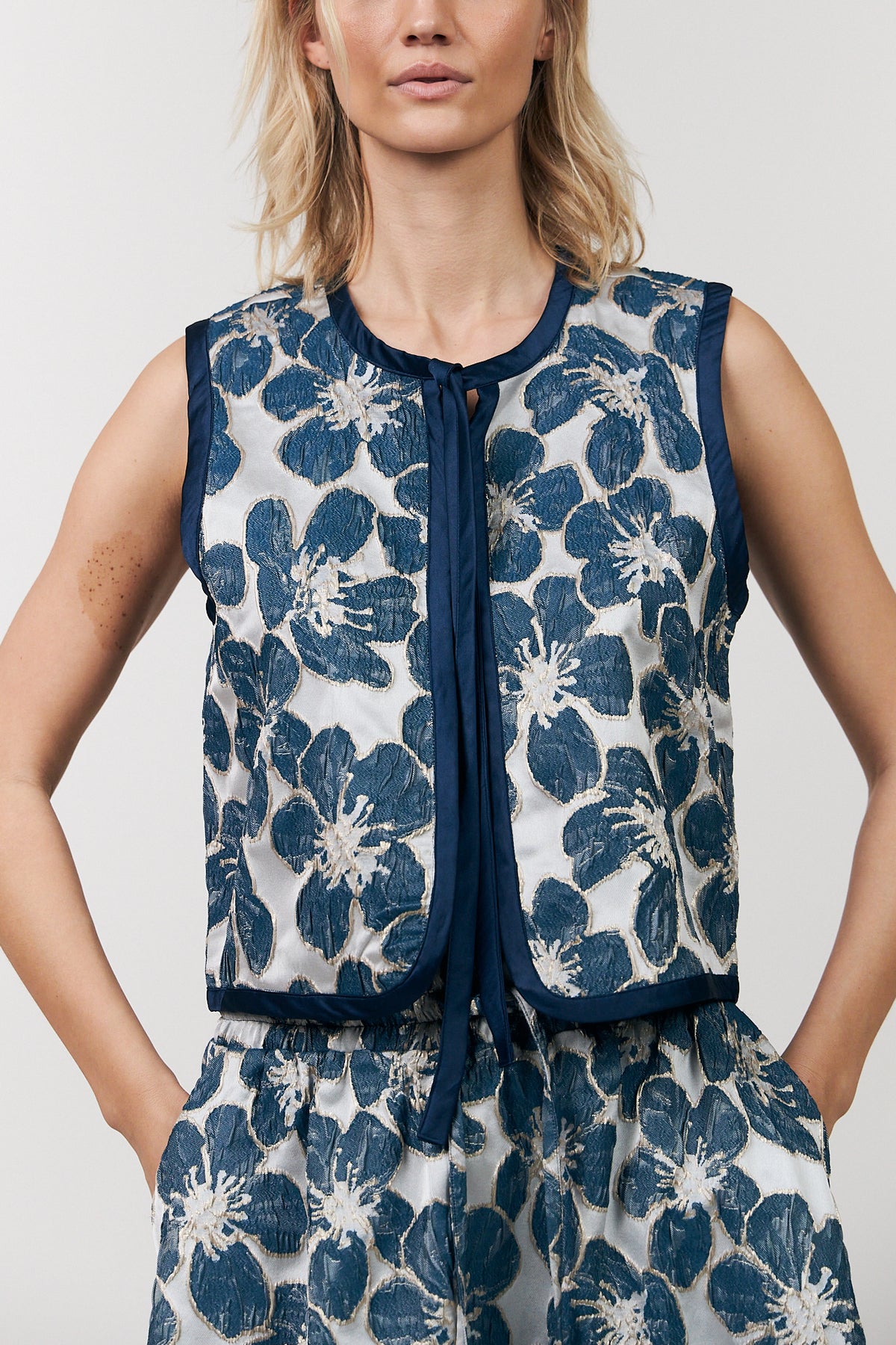 Lollys Laundry LivLL Vest Vest 20 Blue