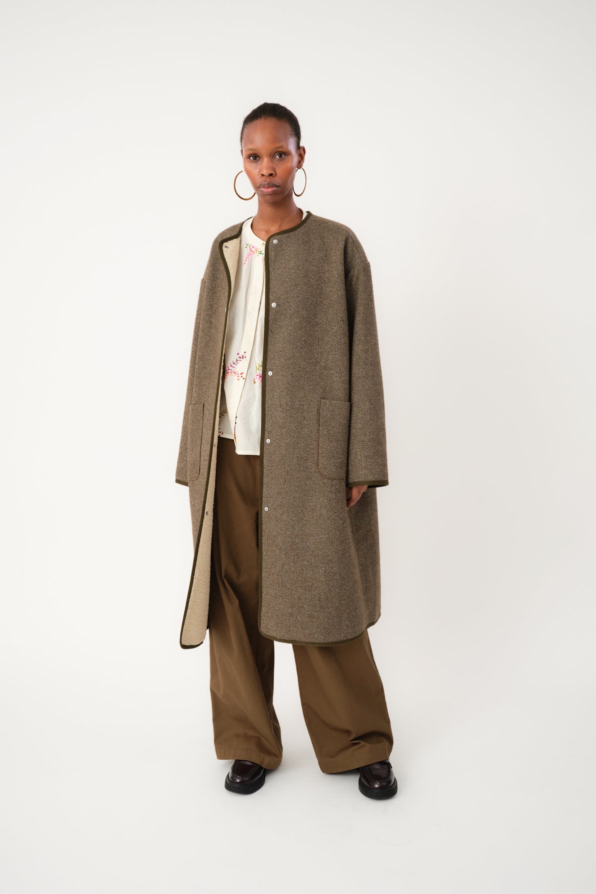 Lollys Laundry LockerbieLL Coat Outerwear 87 Dark Mokka