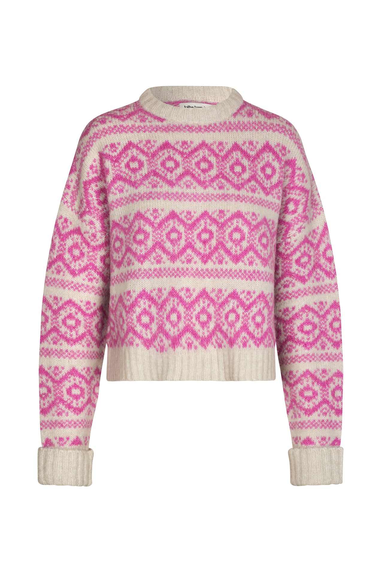 LottieLL Knit Jumper - Neon Pink