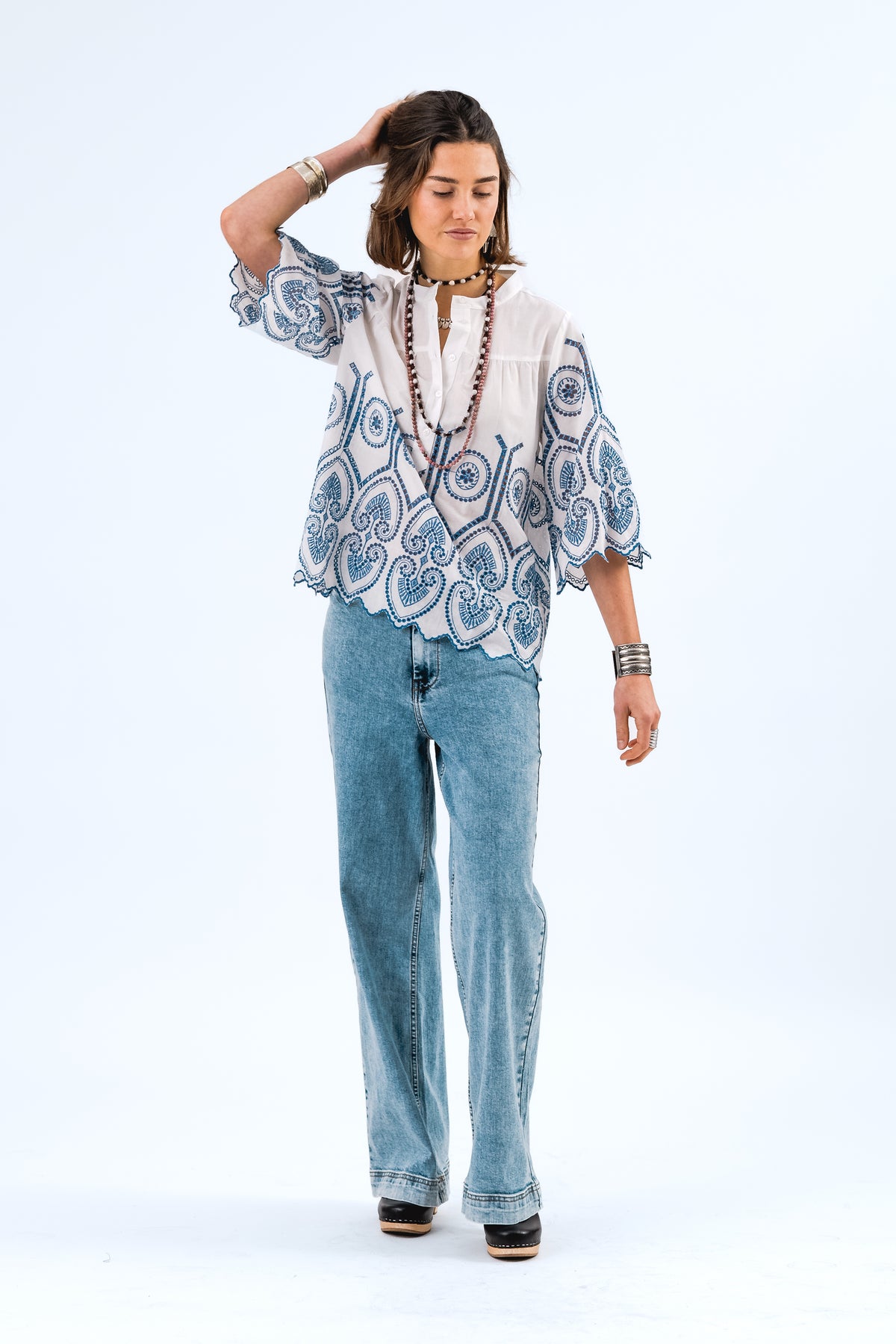 Lollys Laundry LouiseLL Blouse Blouse 01 White