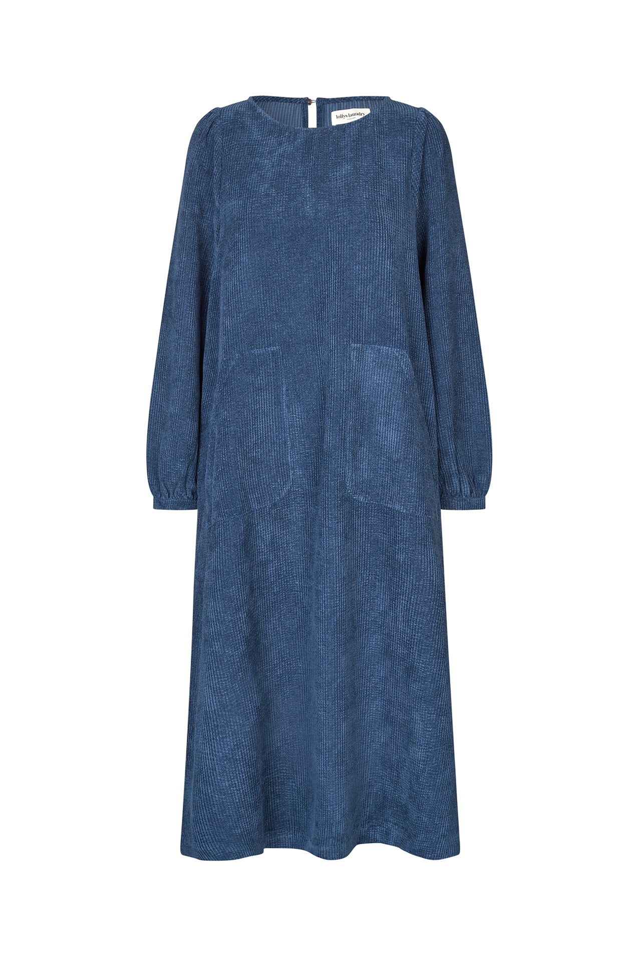 LucasLL Midi Dress LS - Dark Blue