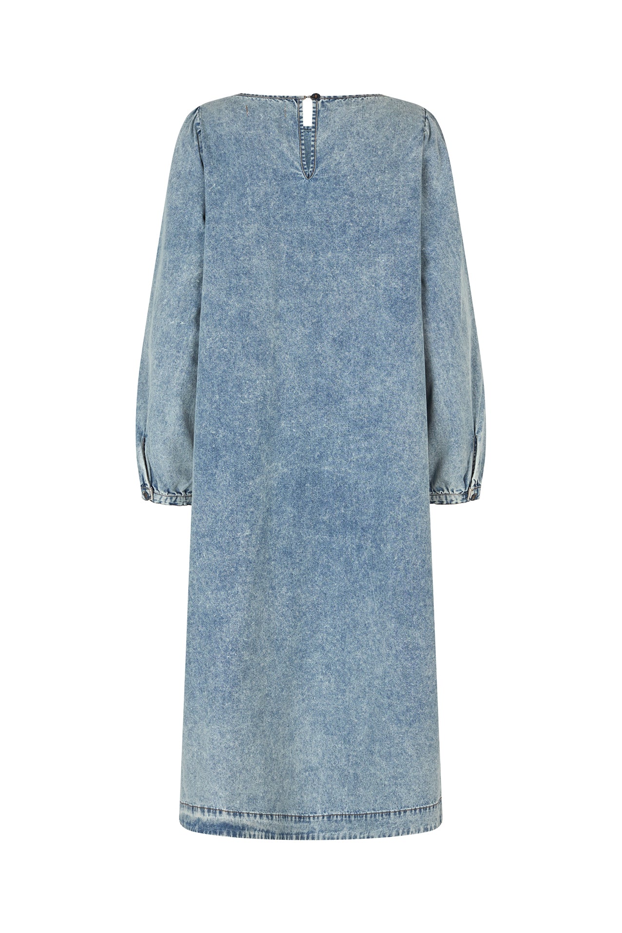 LucasLL Midi Dress - Washed Denim