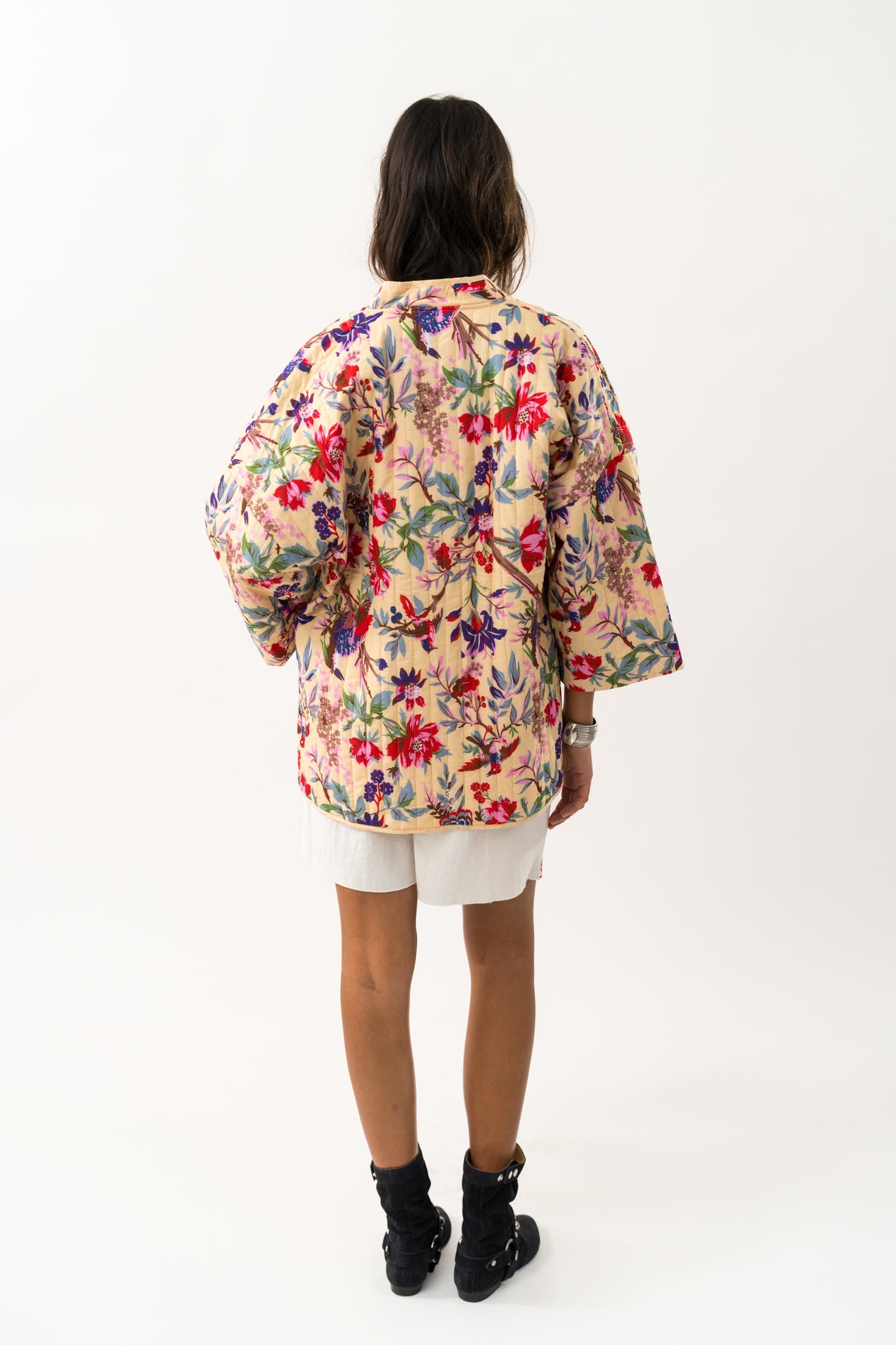 Lollys Laundry LuluLL Jacket 3/4 Kimono 74 Flower Print