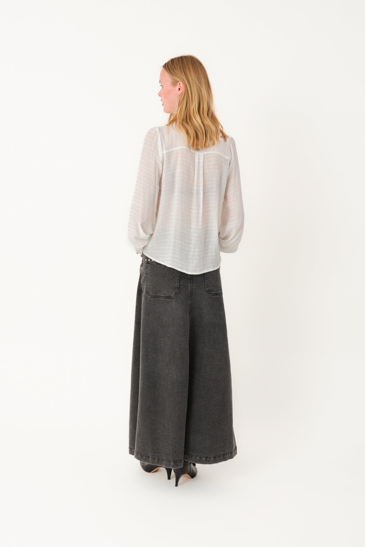 LunaLL Maxi Skirt - Washed Black