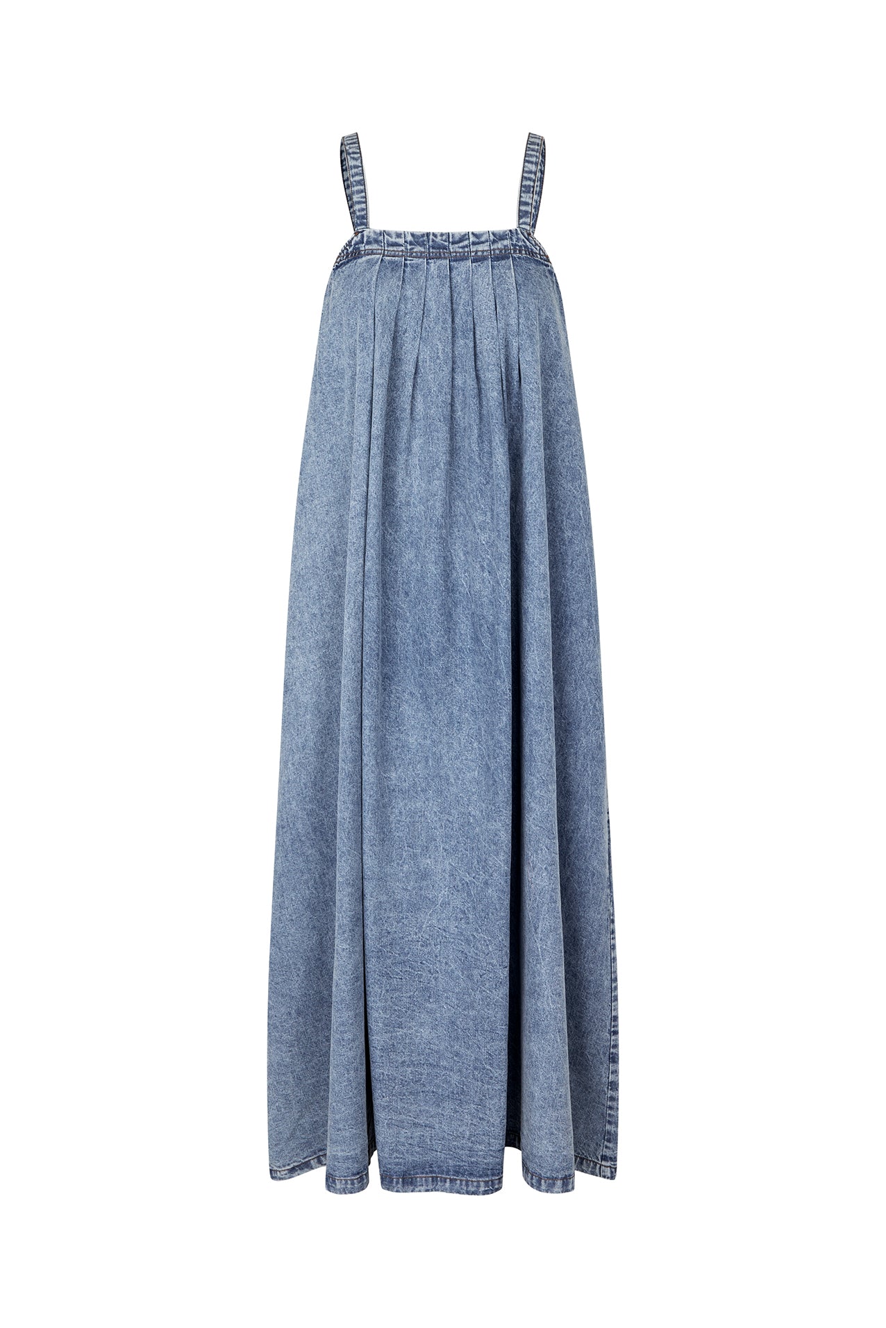 LungoLL Maxi Dress - Washed Denim