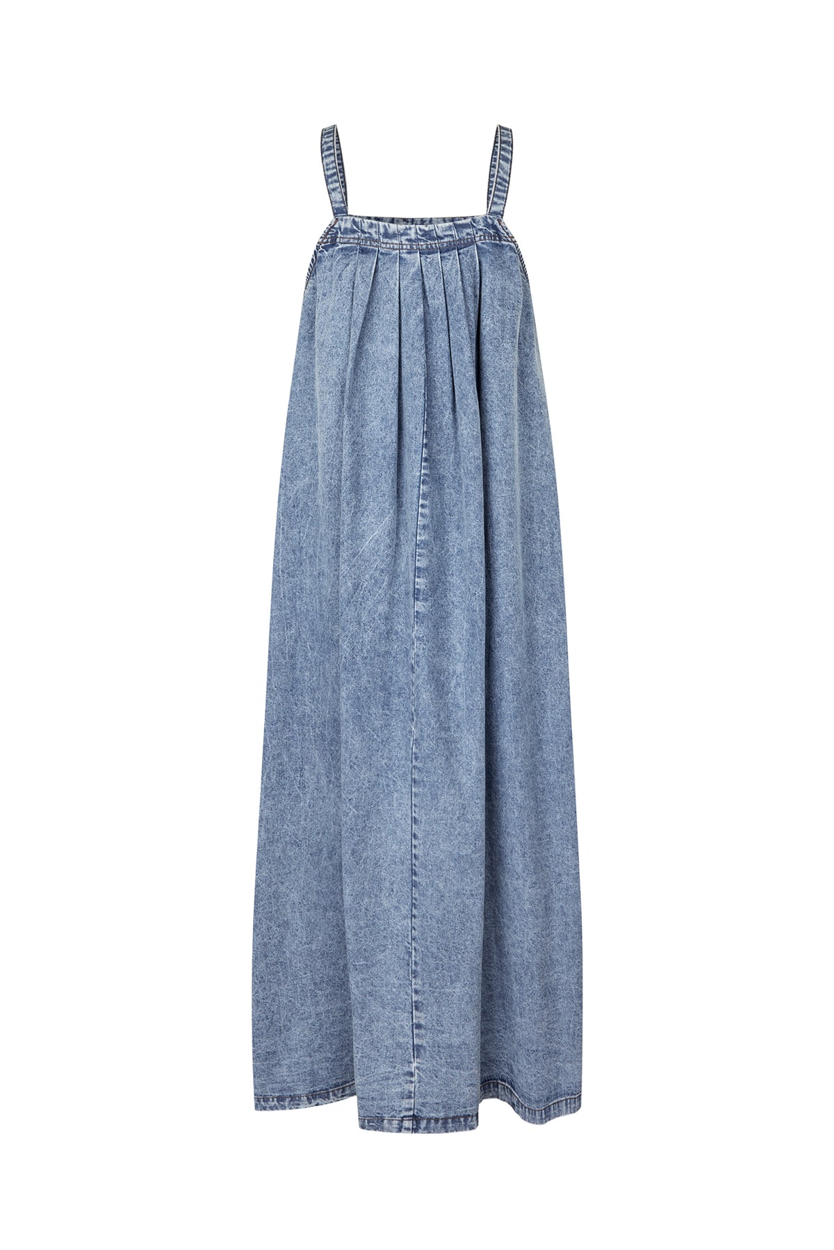 Lollys Laundry LungoLL Maxi Dress Dress 100 Washed Denim